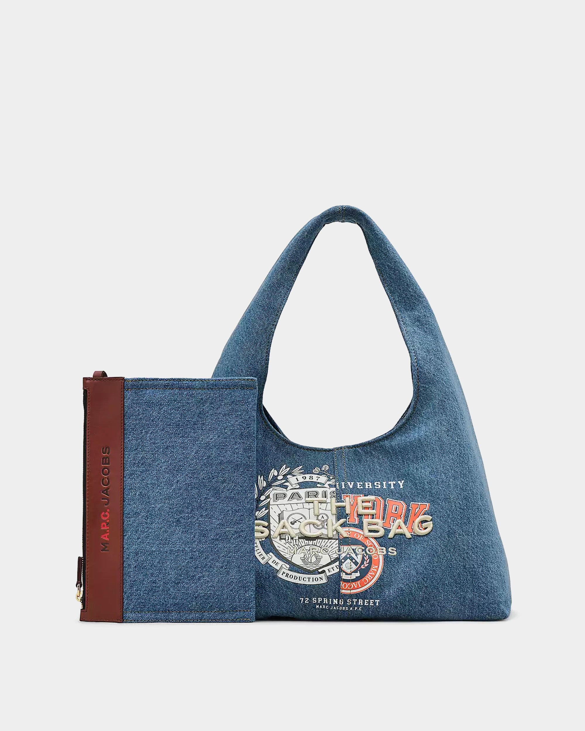 A.P.C. x MARC JACOBS 聯名限量 牛仔 Sack 包