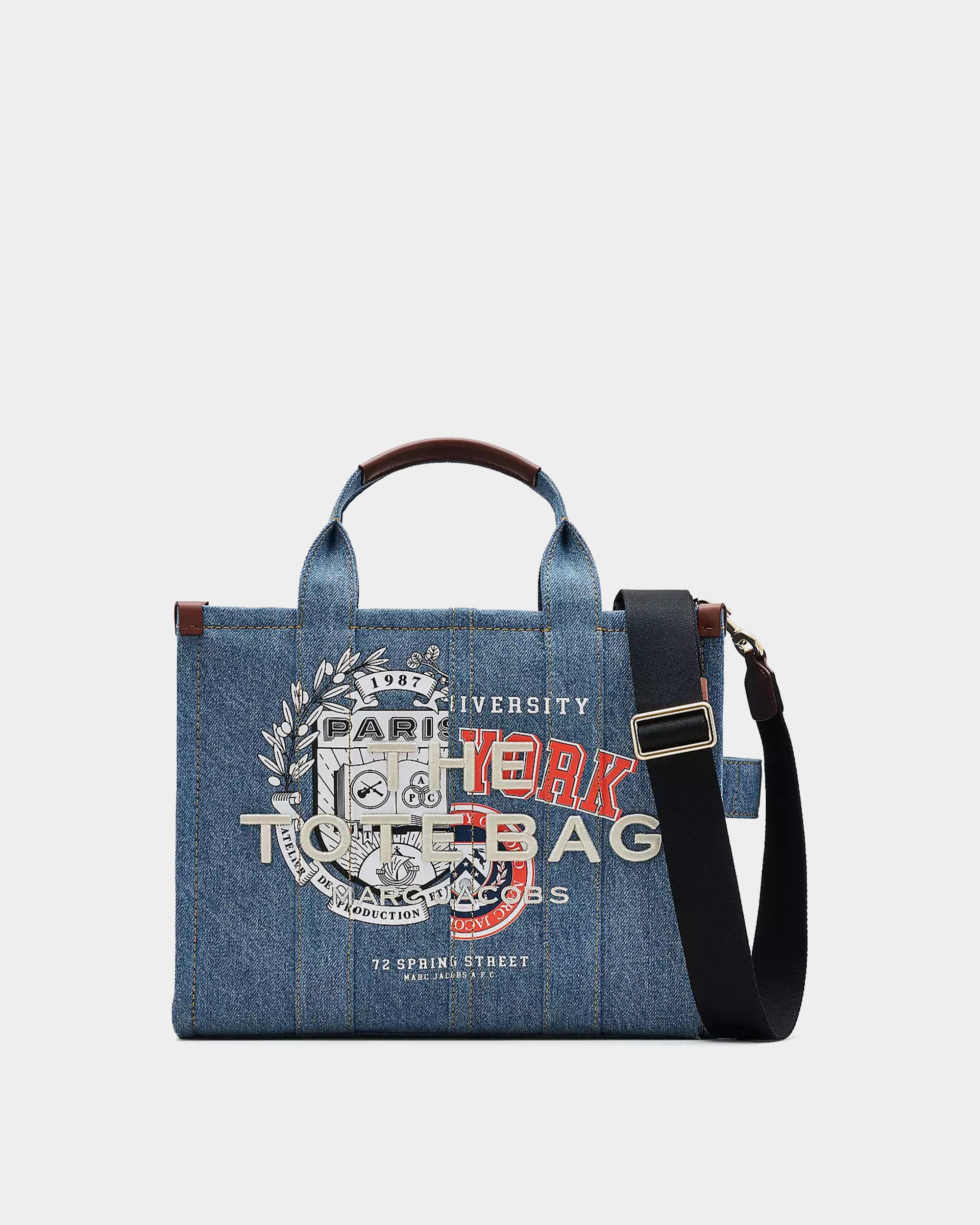 A.P.C. x MARC JACOBS 聯名限量 牛仔中型托特包
