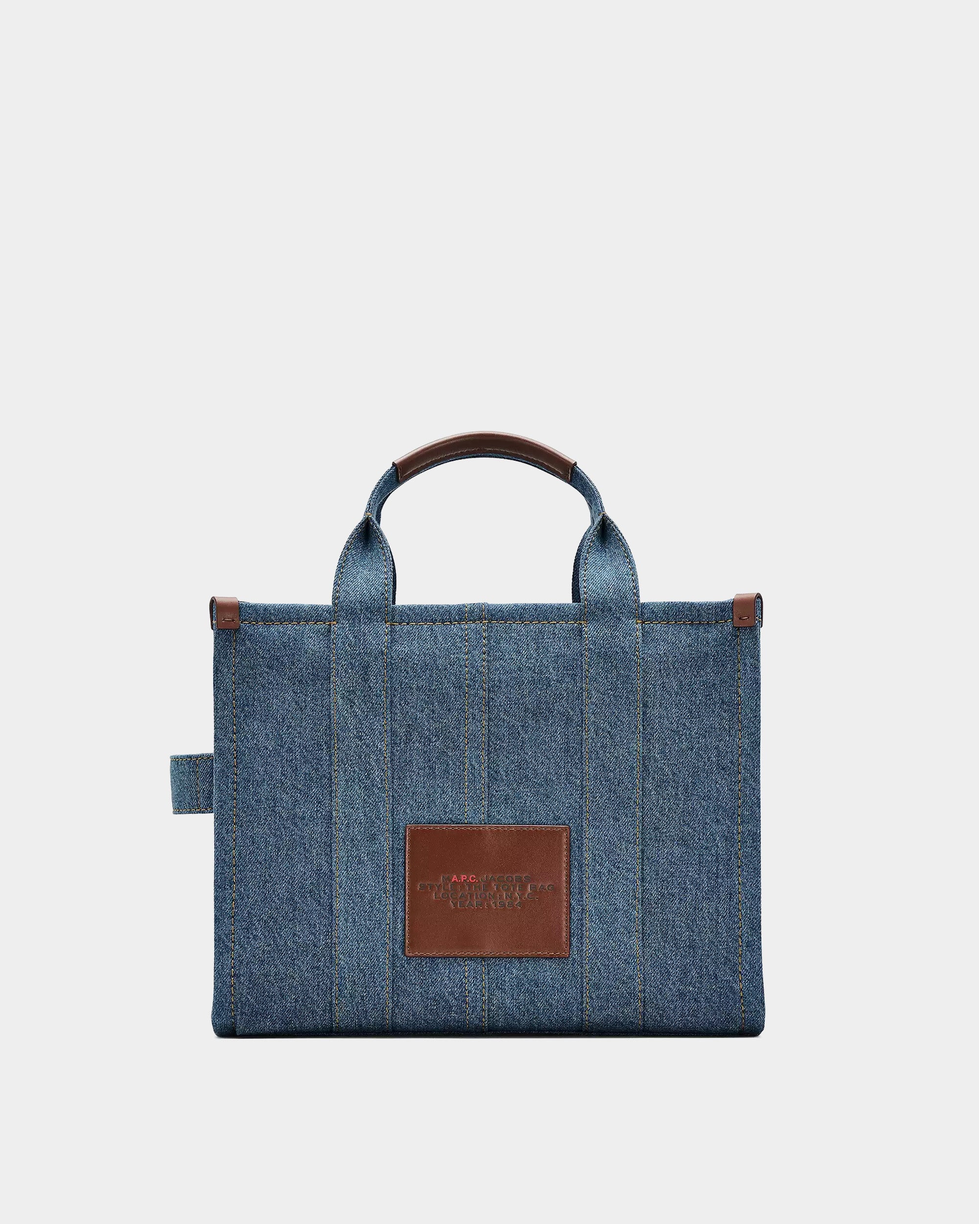 A.P.C. x MARC JACOBS 聯名限量 牛仔中型托特包