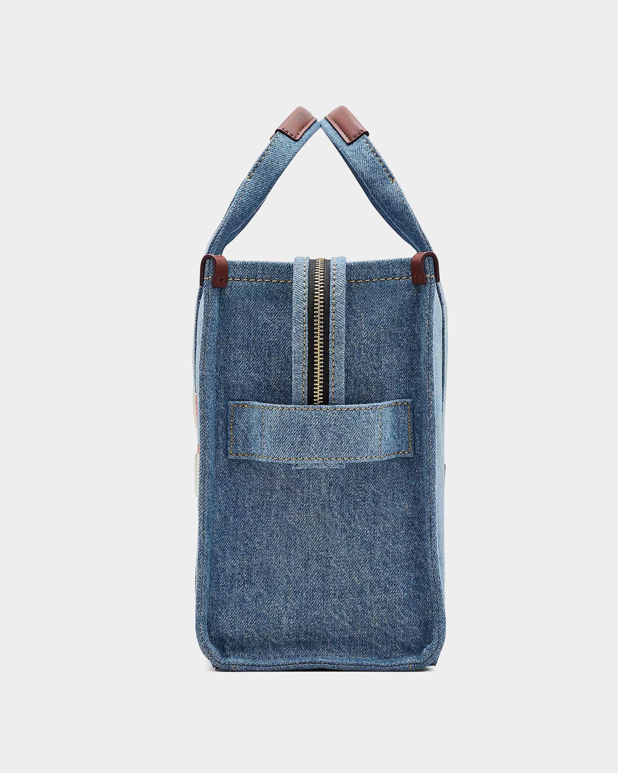 A.P.C. x MARC JACOBS 聯名限量 牛仔中型托特包