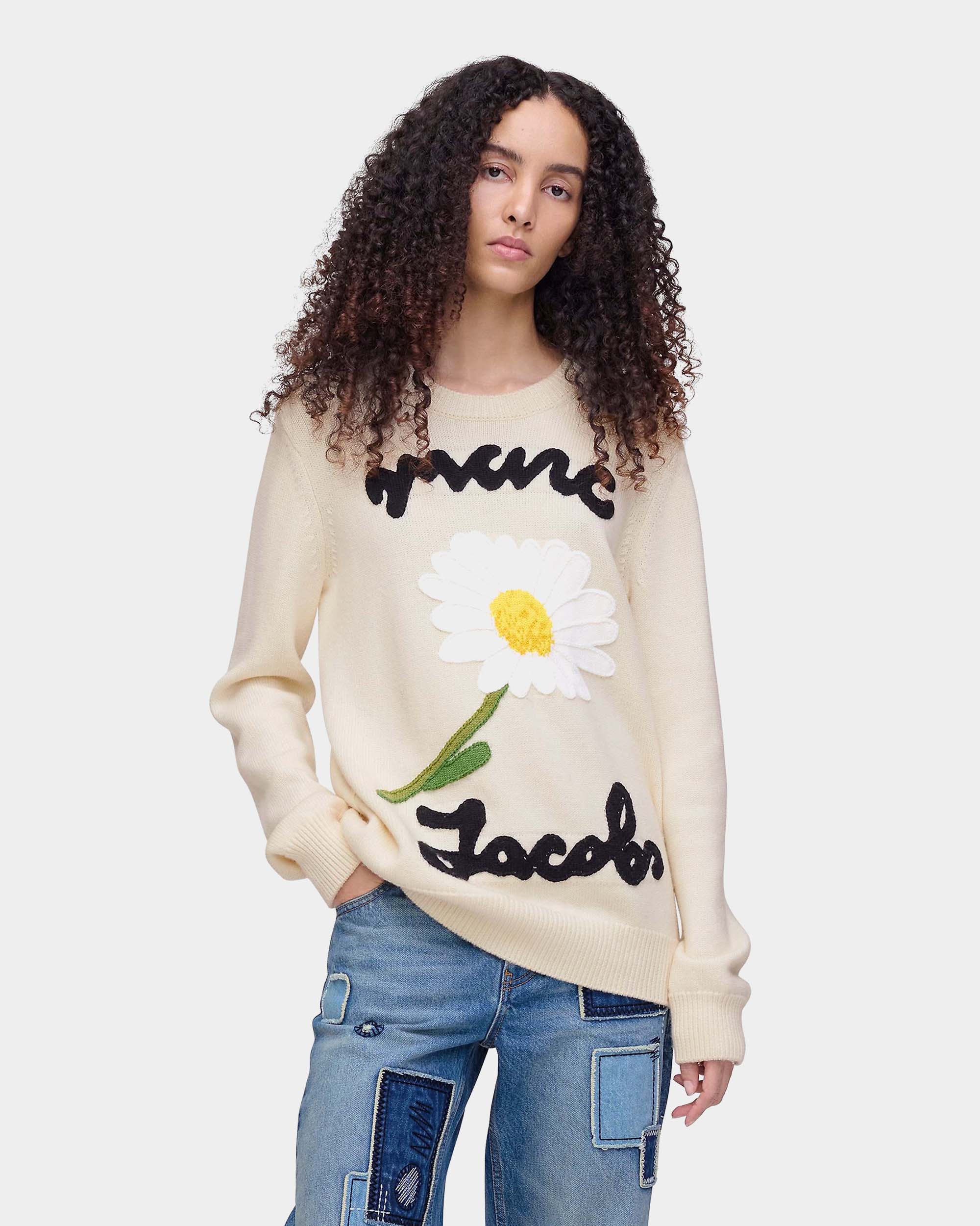 MARC JACOBS 雛菊圓領針織衫