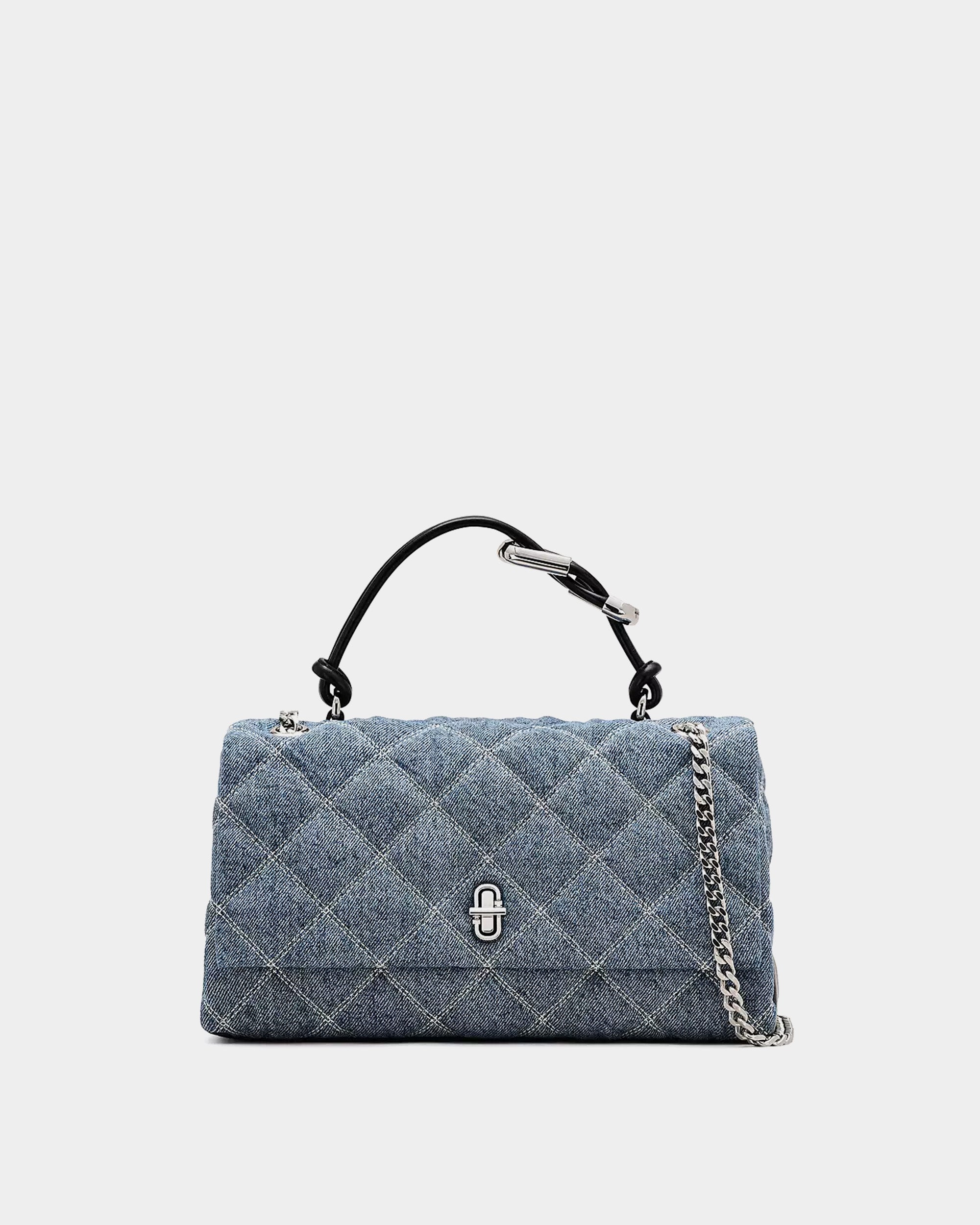 MARC JACOBS 丹寧菱格雙鏈包