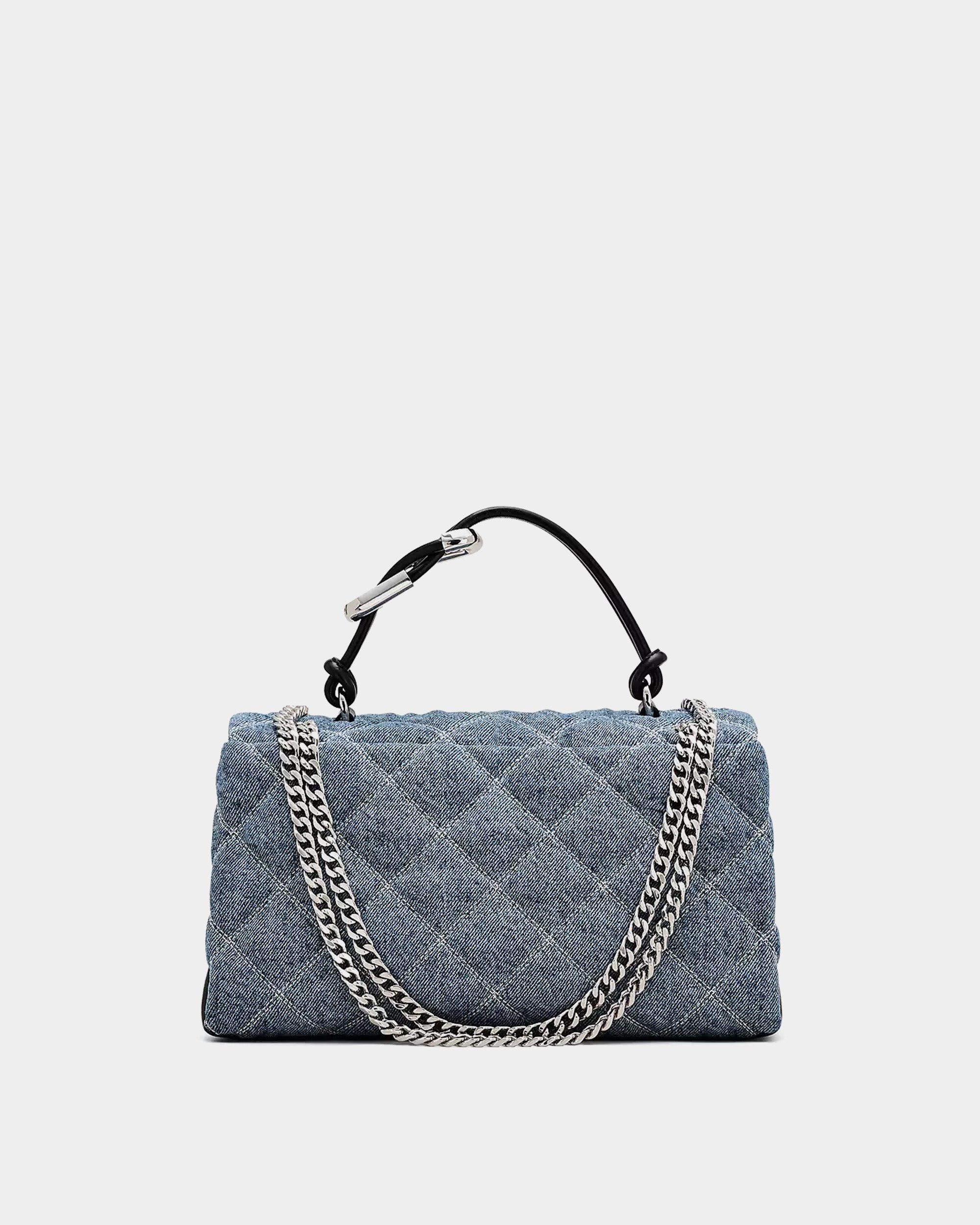 MARC JACOBS 丹寧菱格雙鏈包