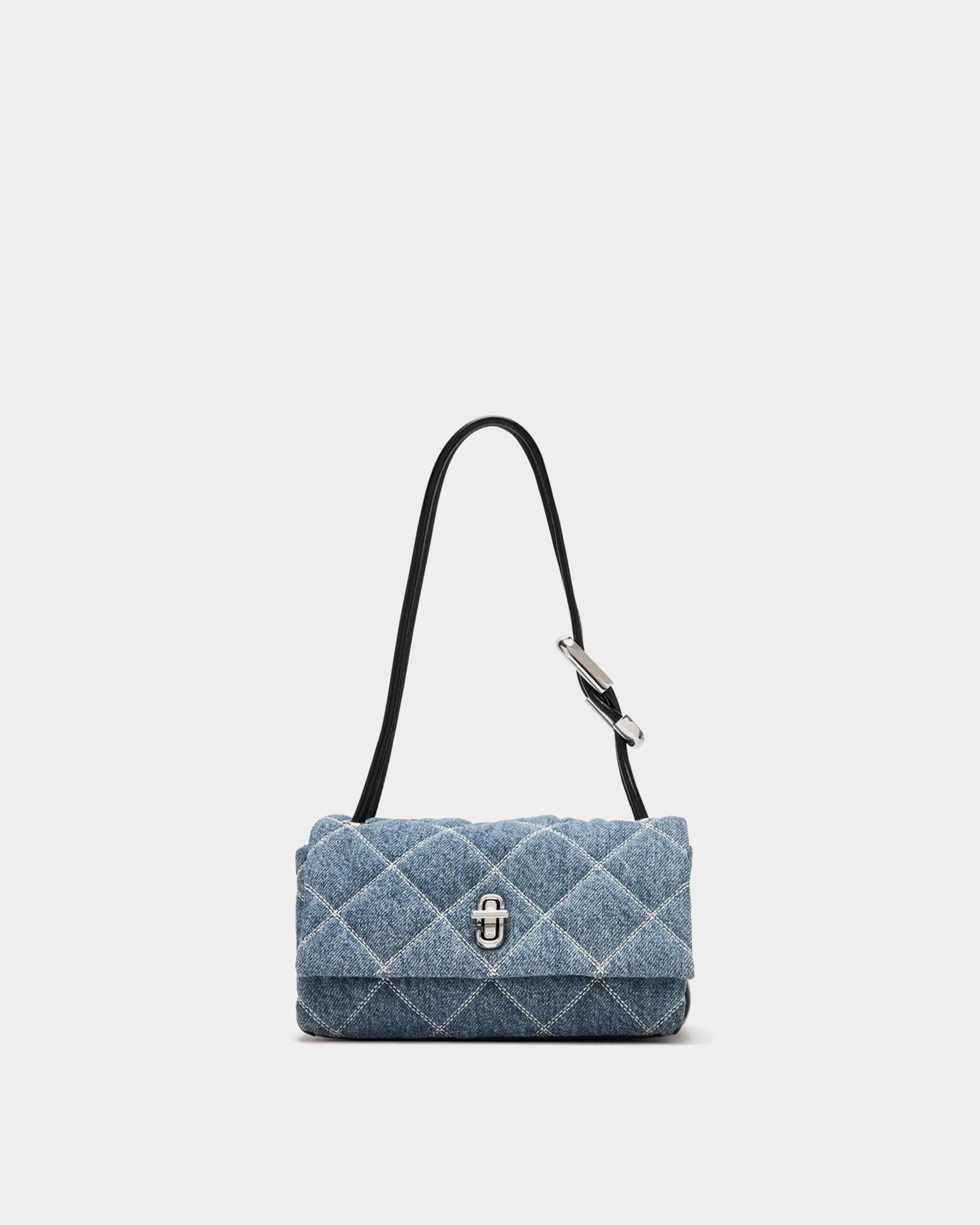 MARC JACOBS 丹寧菱格雙肩包