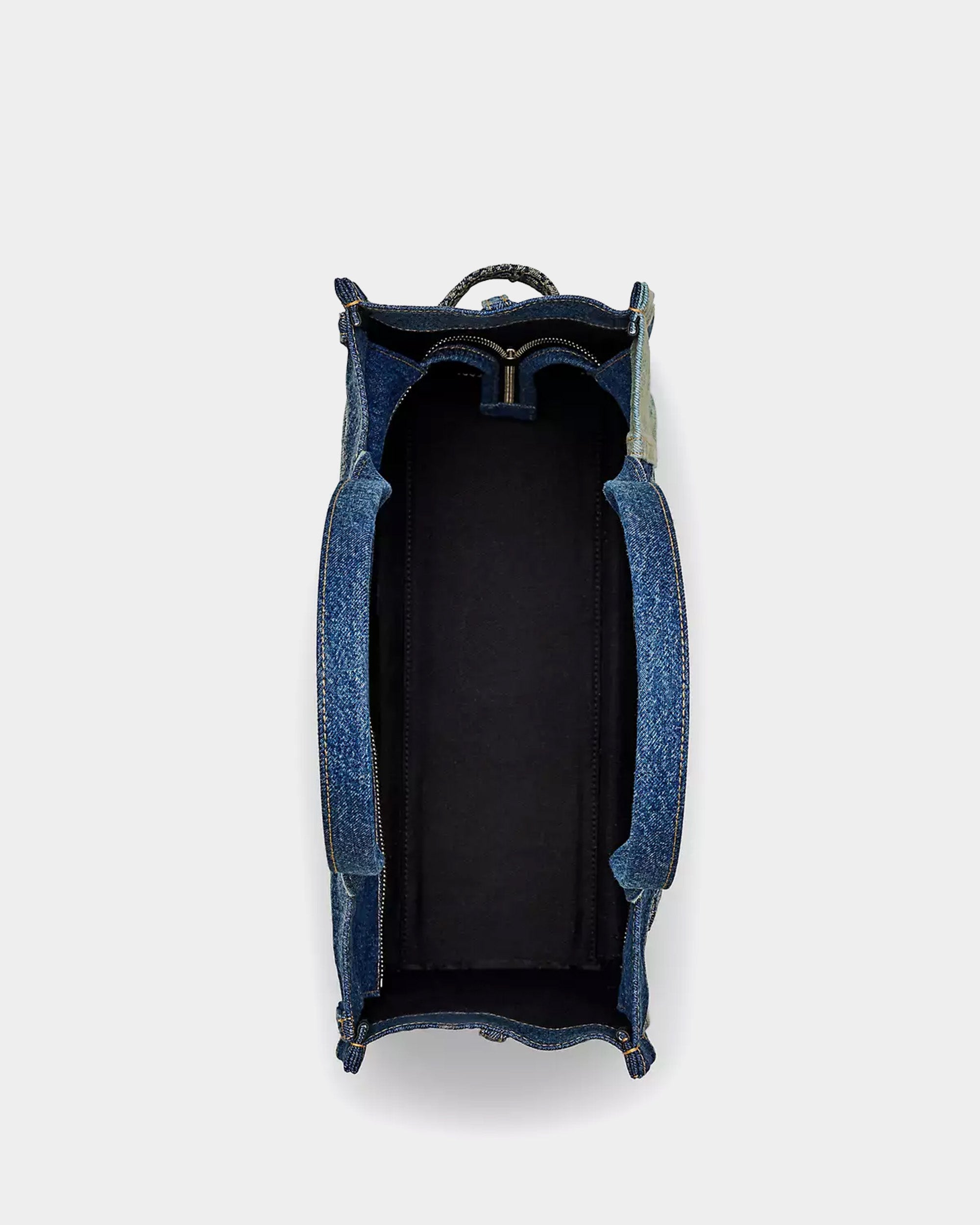 MARC JACOBS Large patchwork denim tote bag 