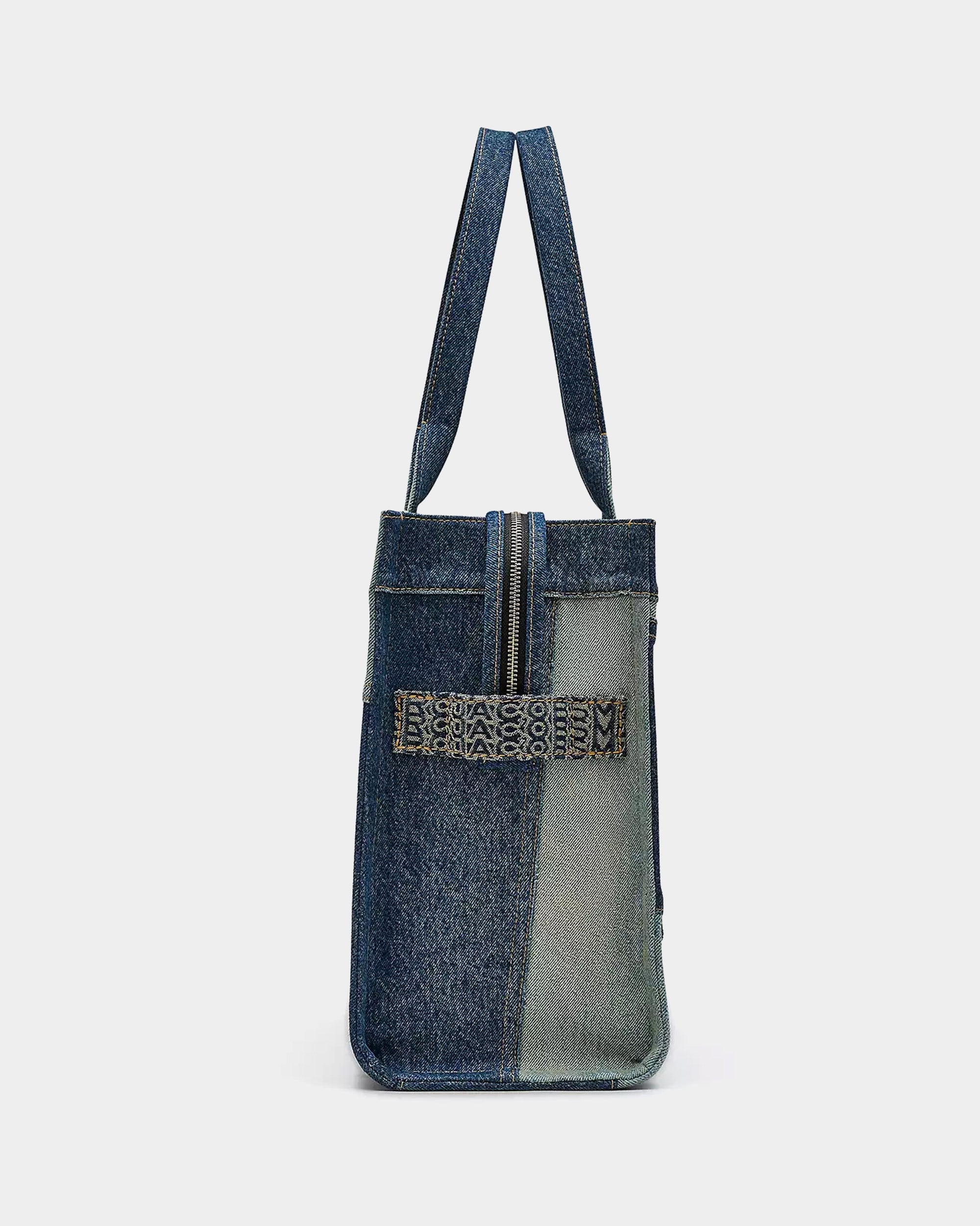 MARC JACOBS Large patchwork denim tote bag 