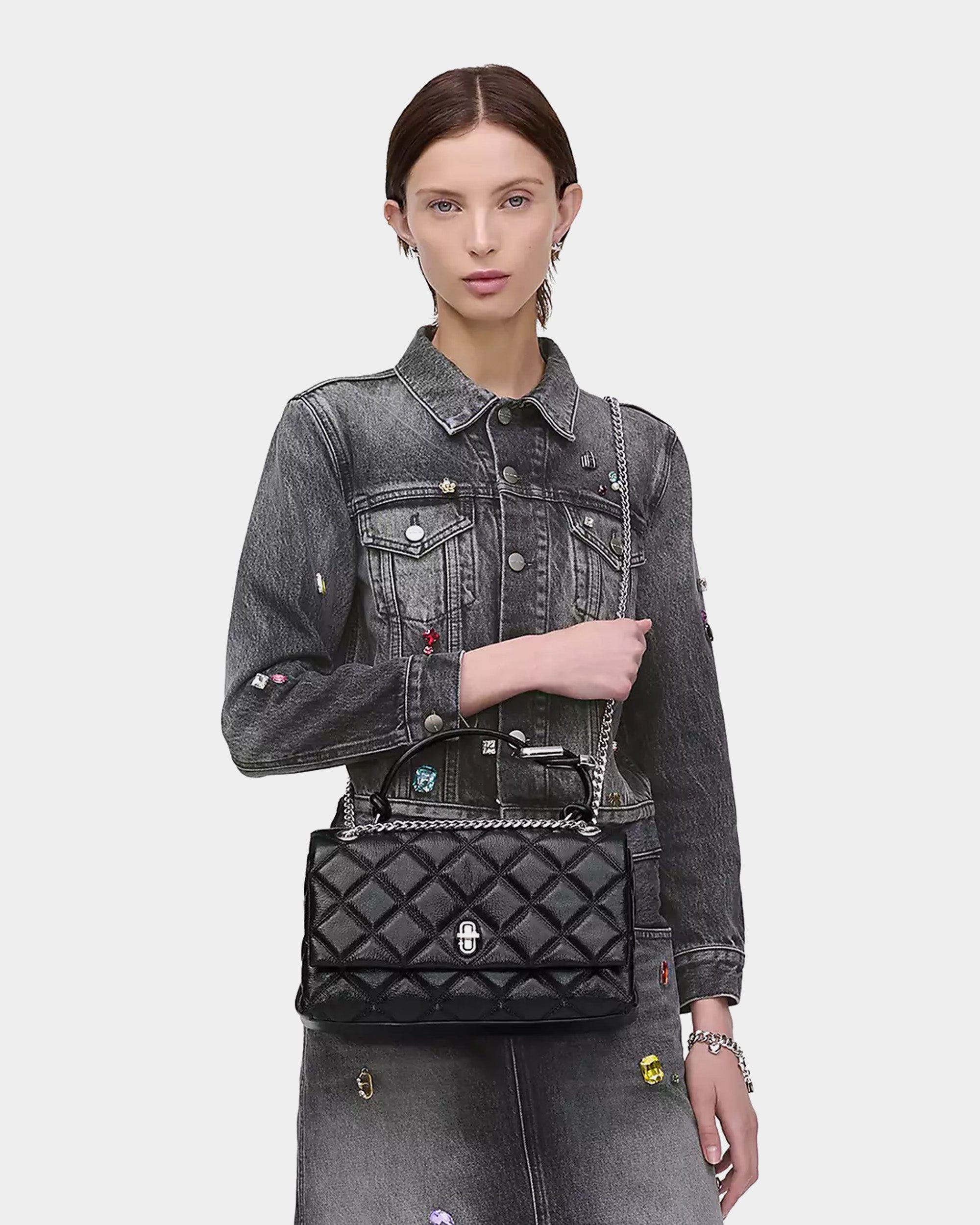 MARC JACOBS DUAL 中型菱格雙鏈包