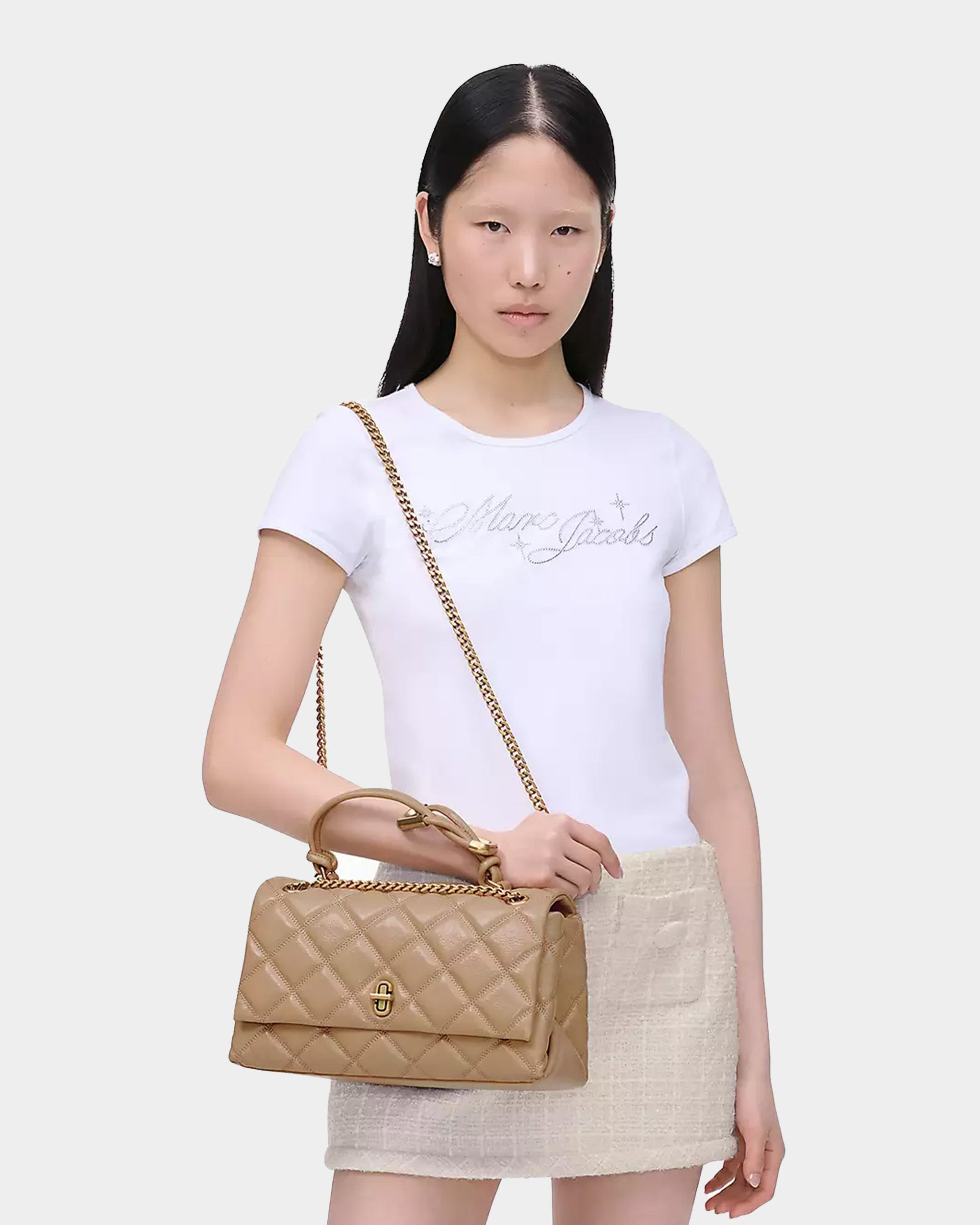 MARC JACOBS DUAL 中型菱格雙鏈包
