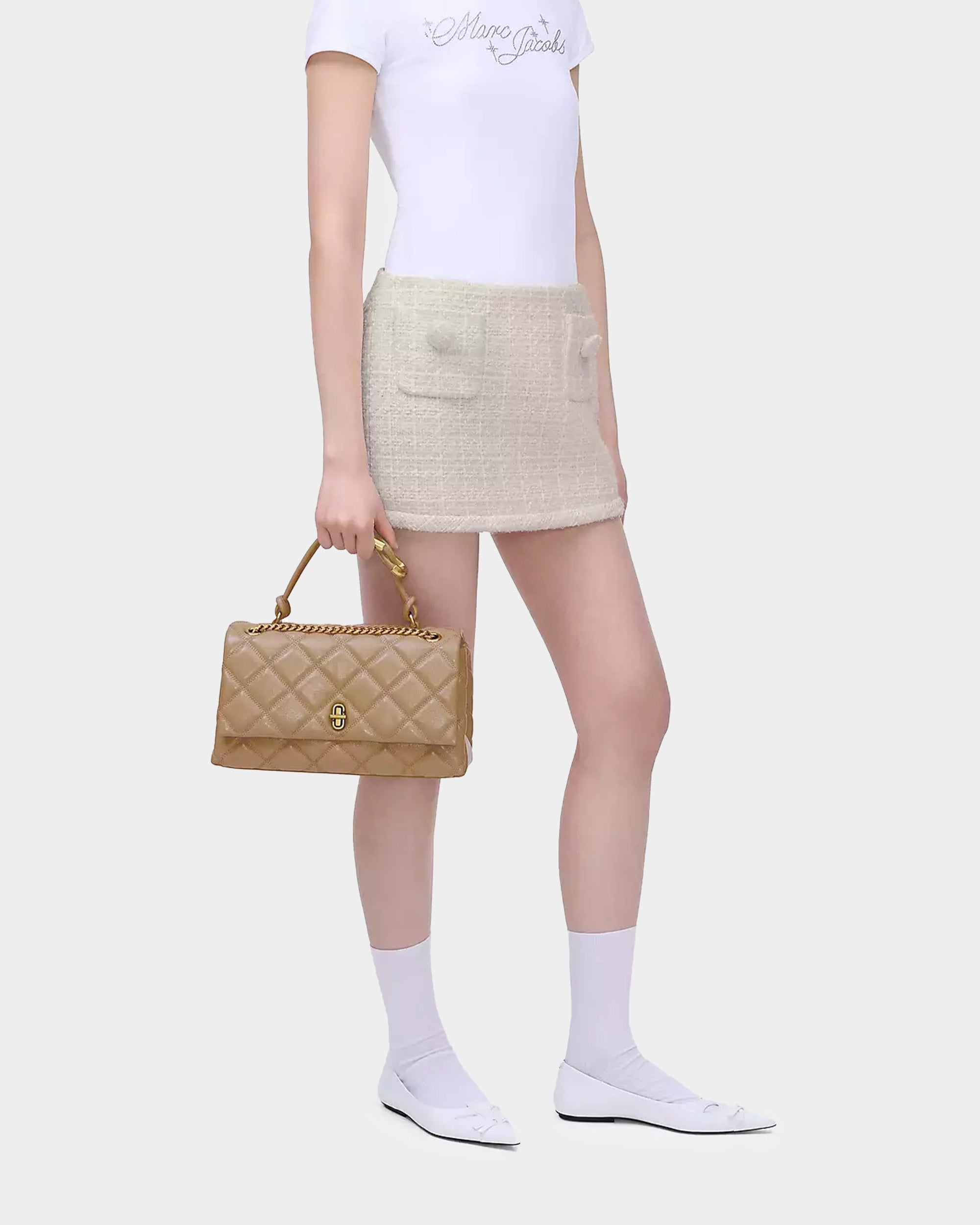 MARC JACOBS DUAL 中型菱格雙鏈包