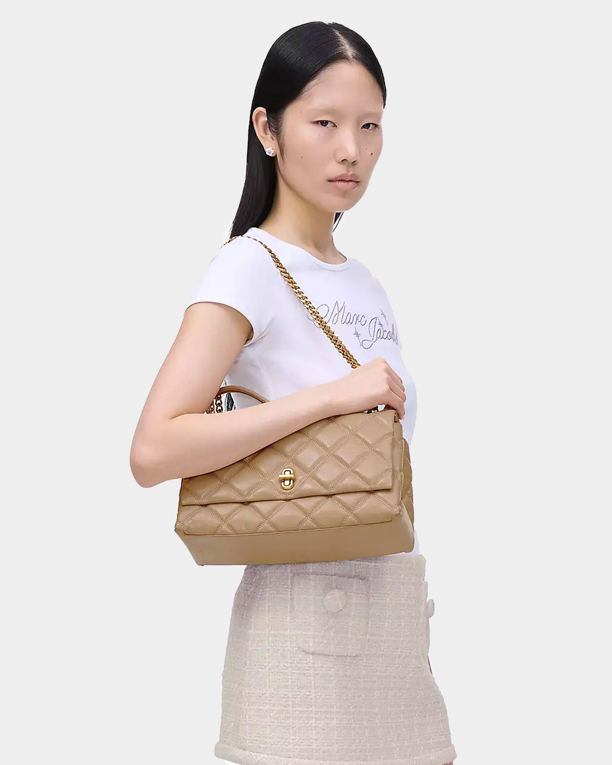 MARC JACOBS DUAL 中型菱格雙鏈包