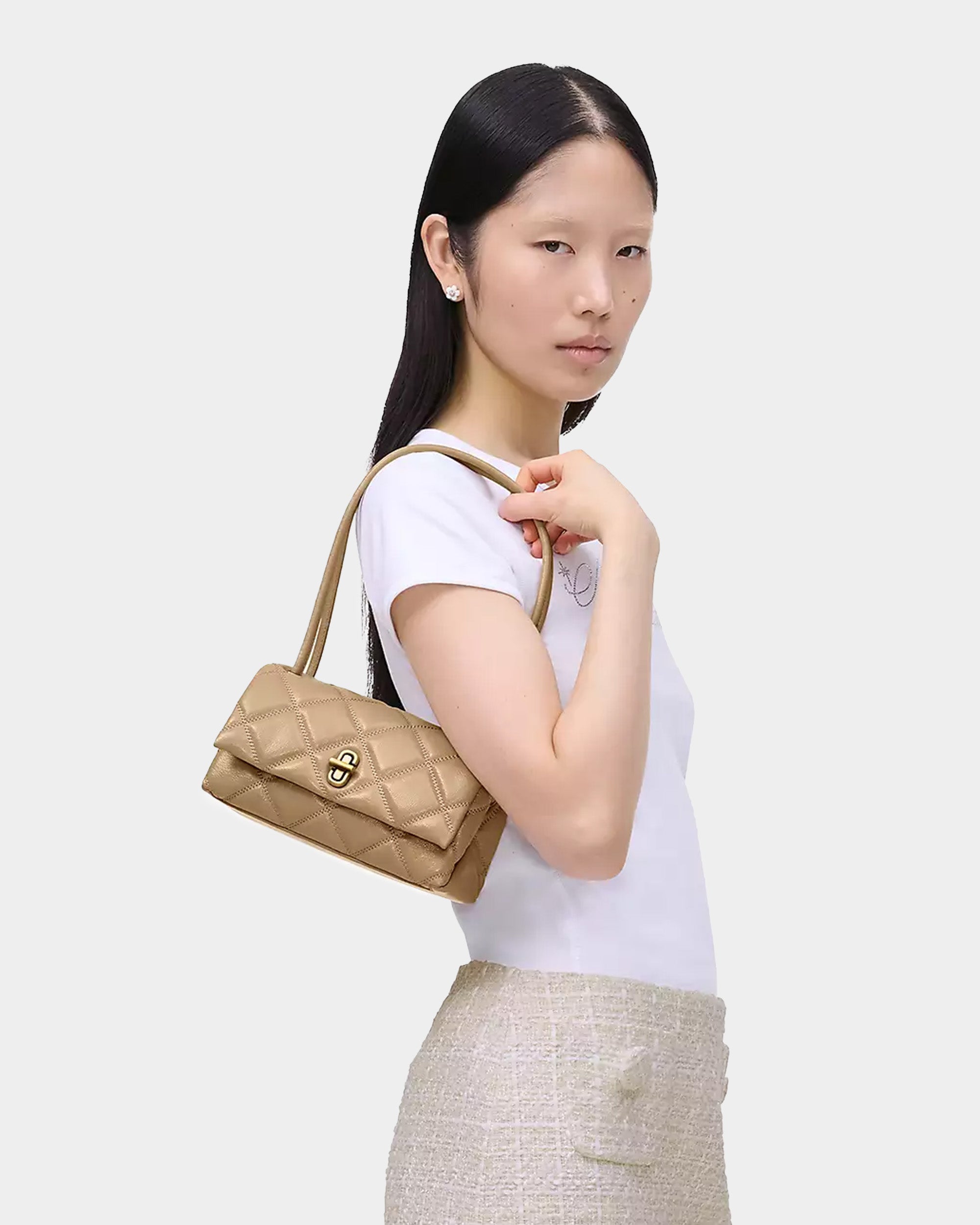 MARC JACOBS 菱格紋迷你肩背包