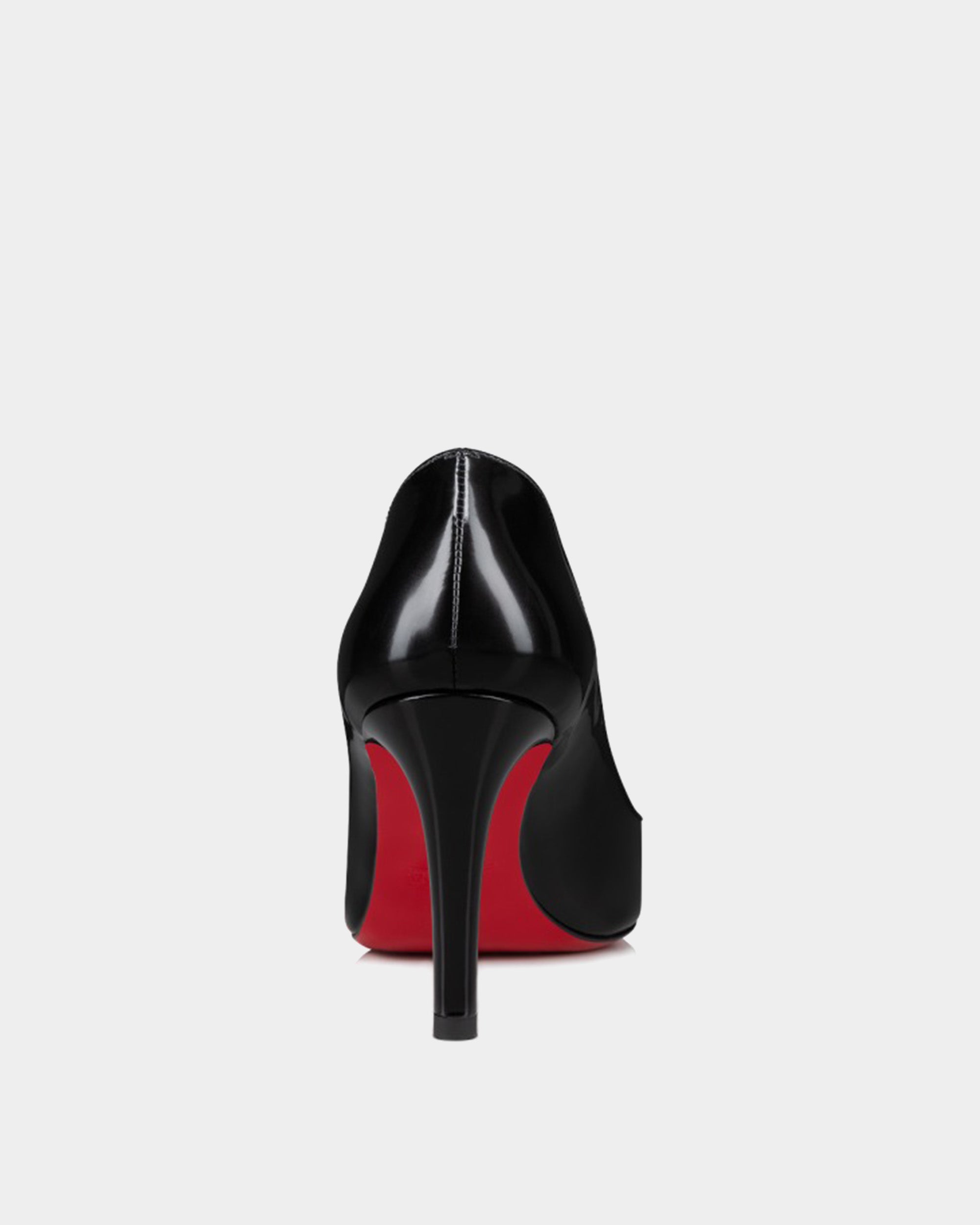CHRISTIAN LOUBOUTIN 亮面小牛皮 85mm 黑色高跟鞋