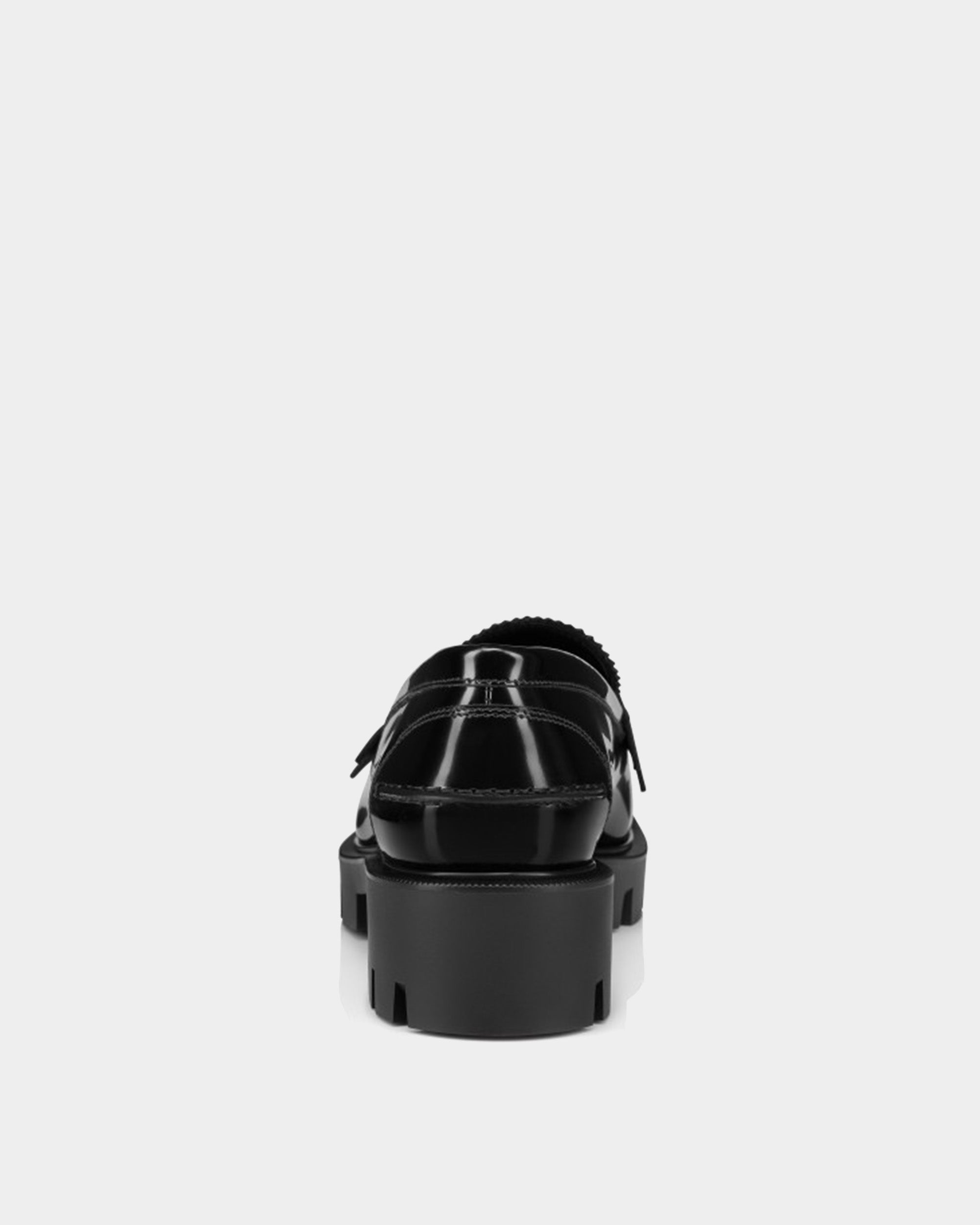 CHRISTIAN LOUBOUTIN 黑色厚底樂福鞋
