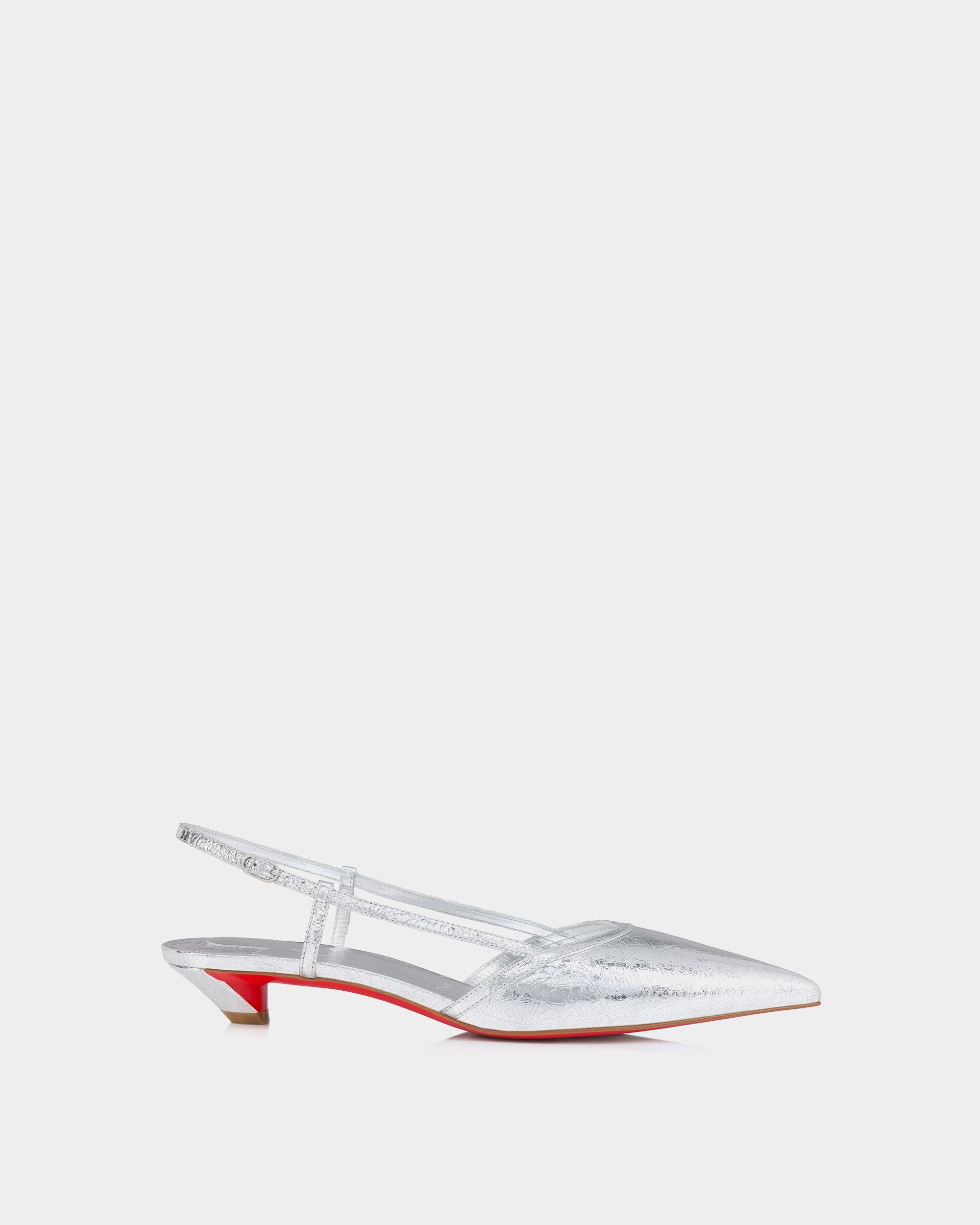 CHRISTIAN LOUBOUTIN 低跟後繫帶鞋