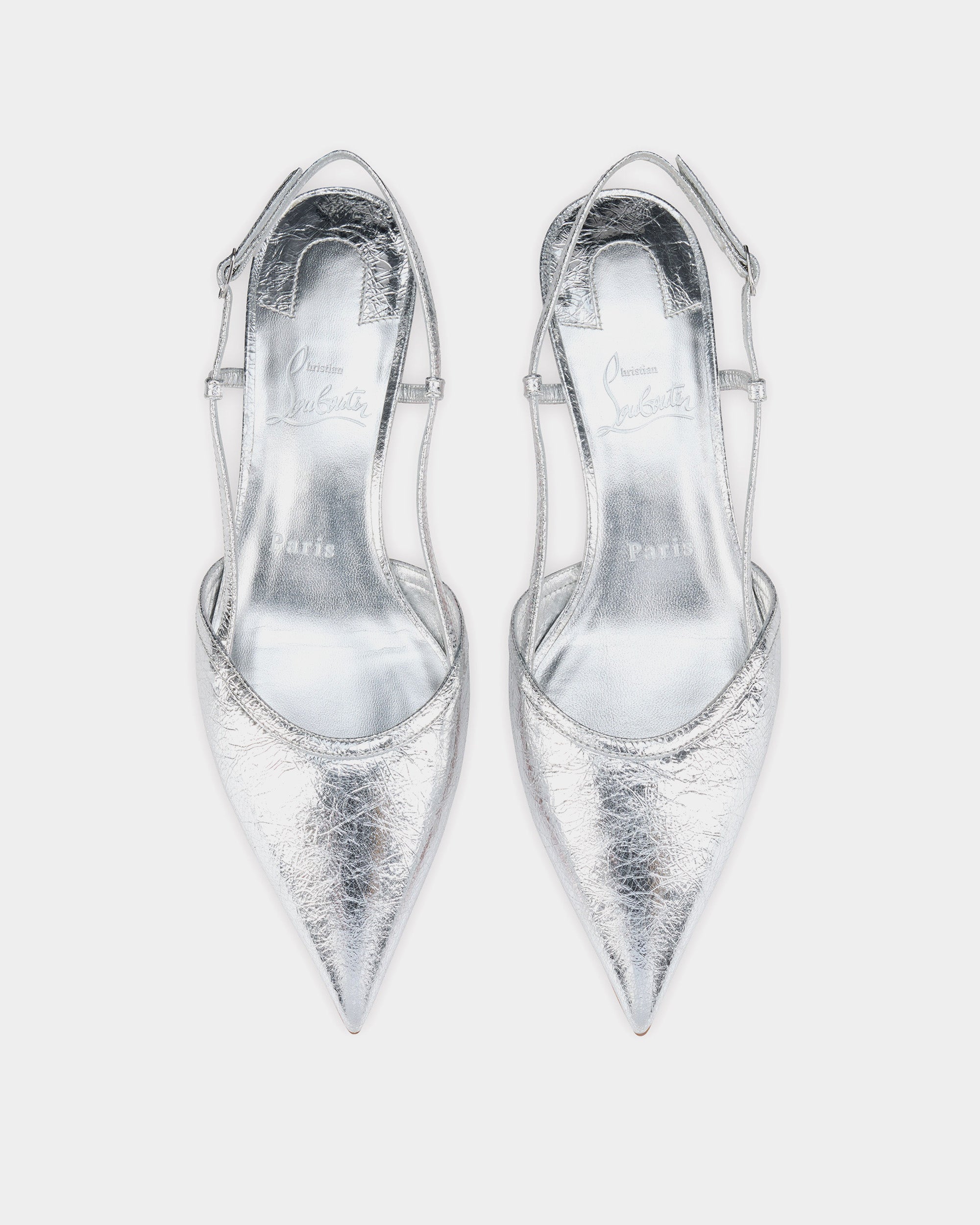 CHRISTIAN LOUBOUTIN 低跟後繫帶鞋