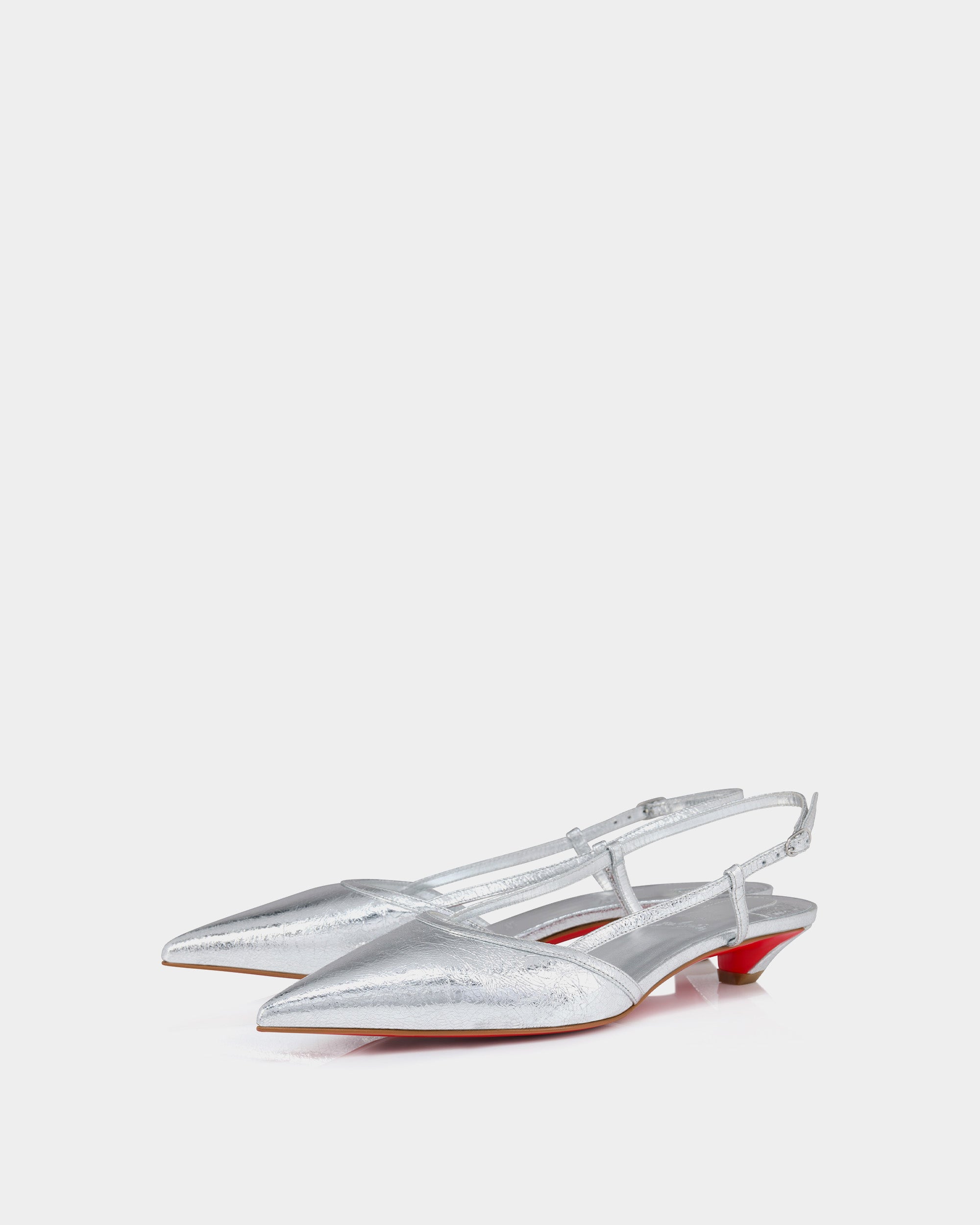 CHRISTIAN LOUBOUTIN 低跟後繫帶鞋