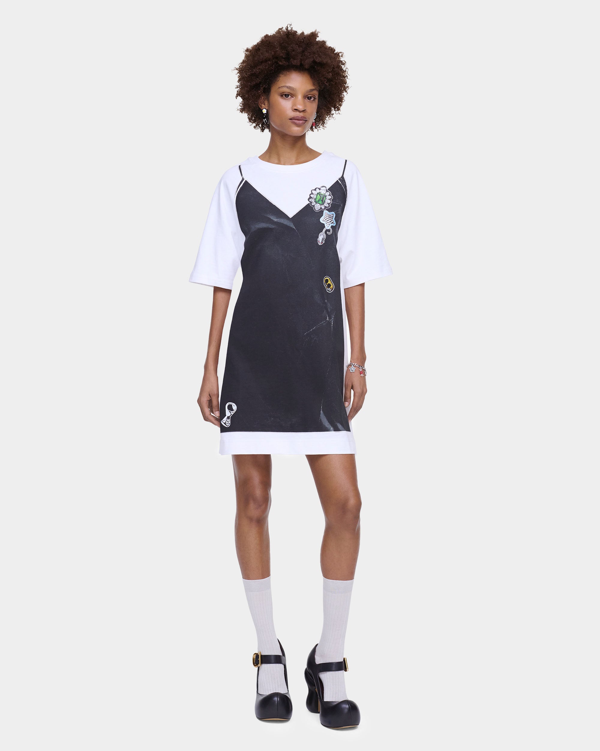 MARC JACOBS 錯視印花 T-Shirt 洋裝