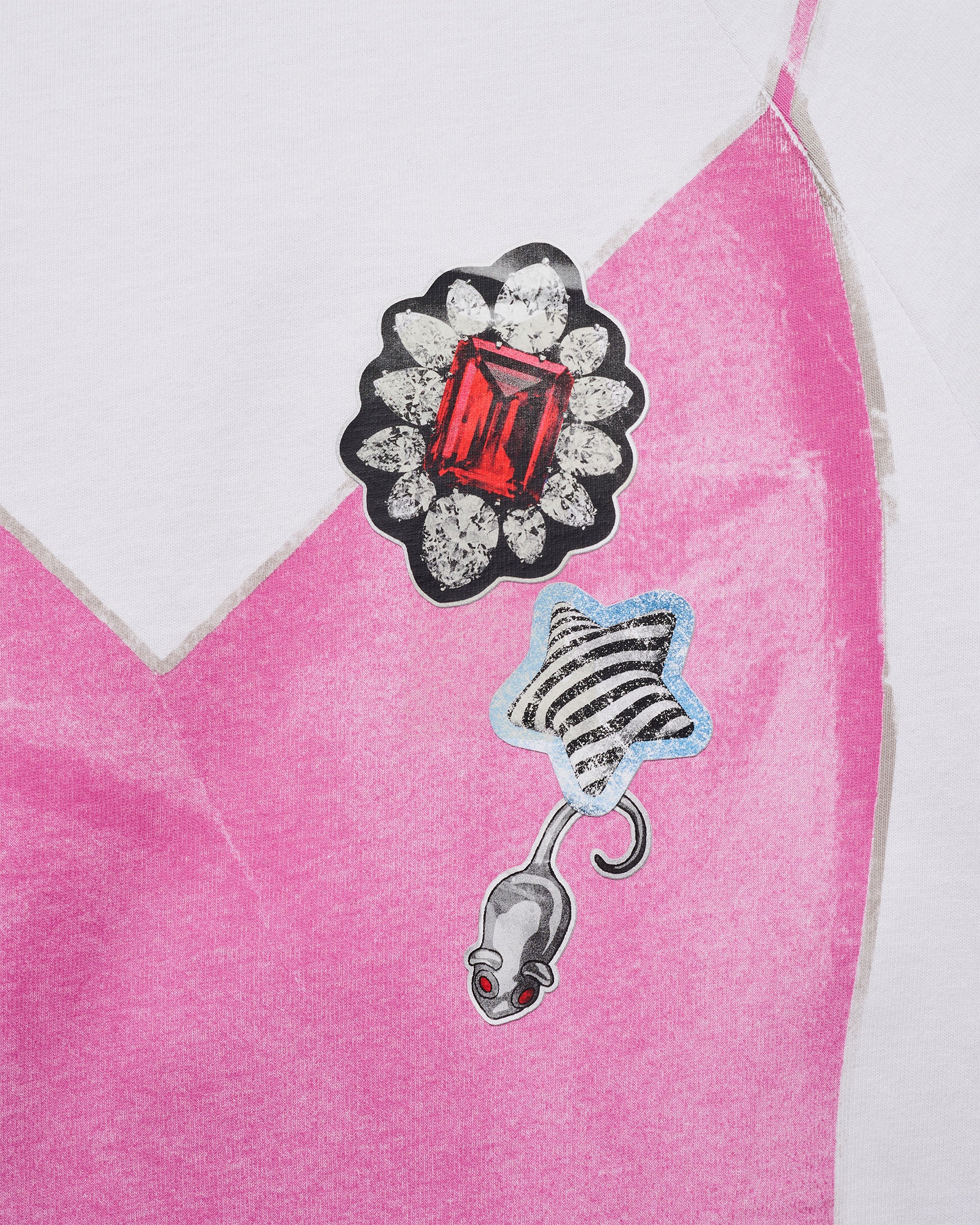 MARC JACOBS 錯視印花 T-Shirt 洋裝
