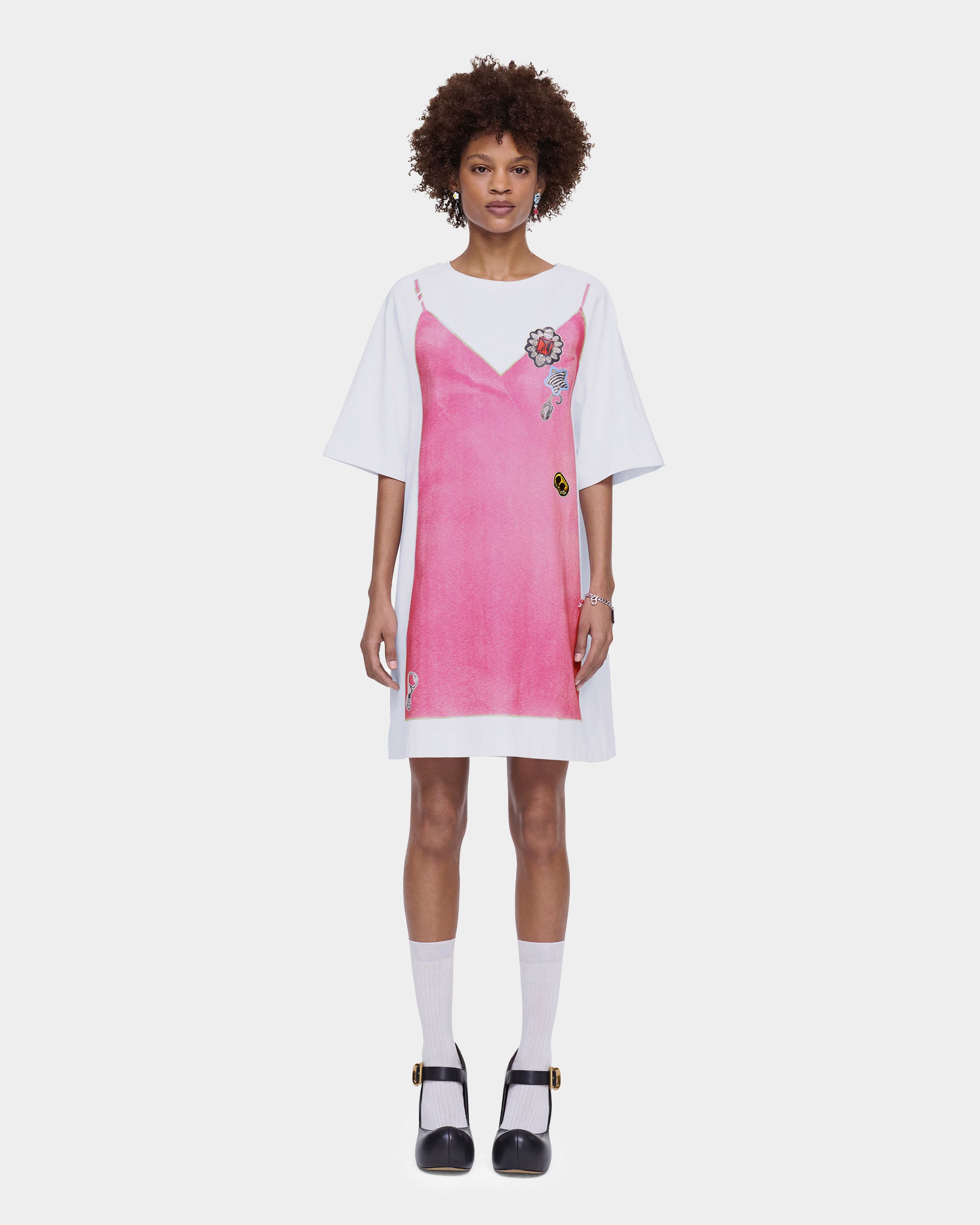 MARC JACOBS 錯視印花 T-Shirt 洋裝