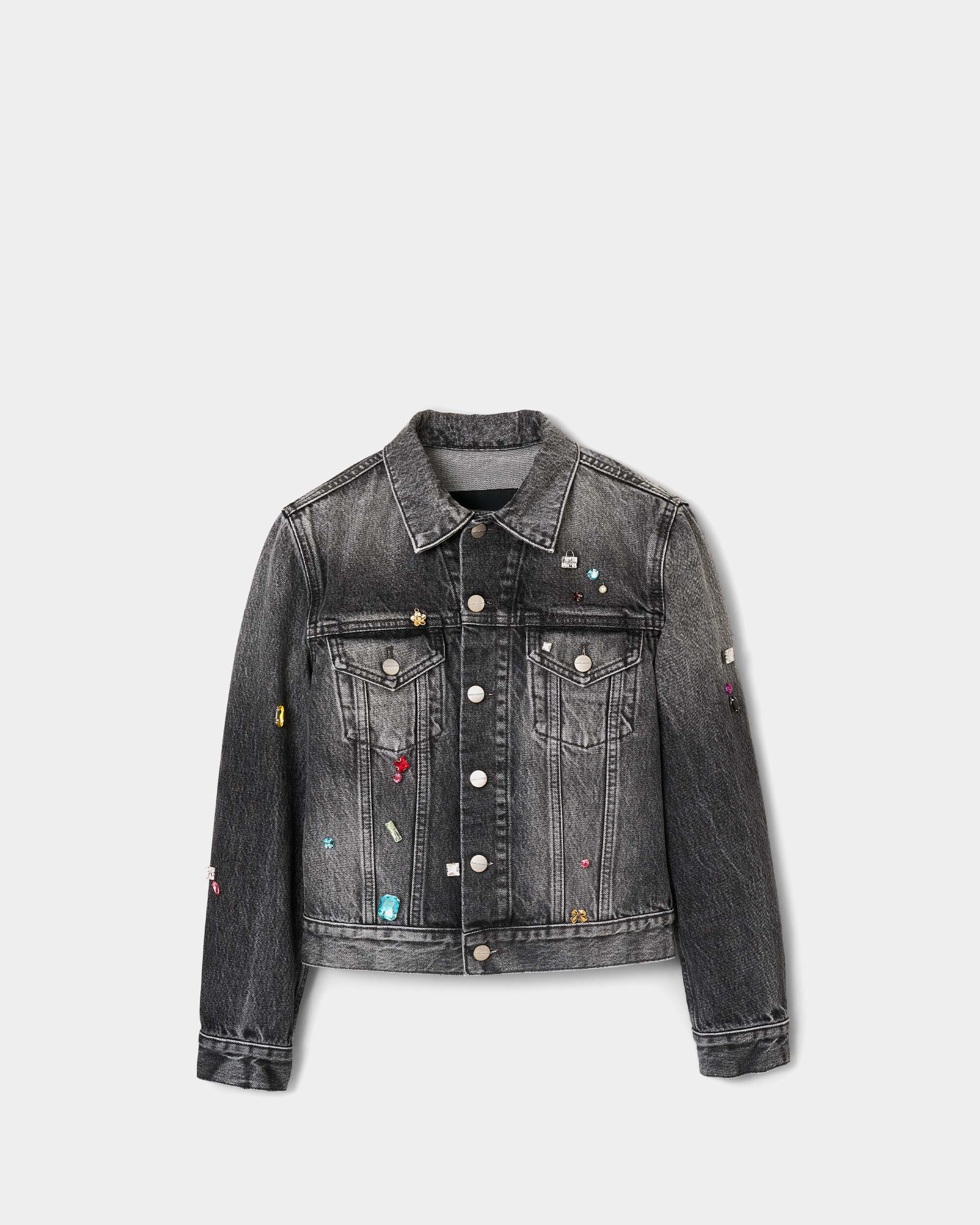 MARC JACOBS 吊飾短版牛仔外套