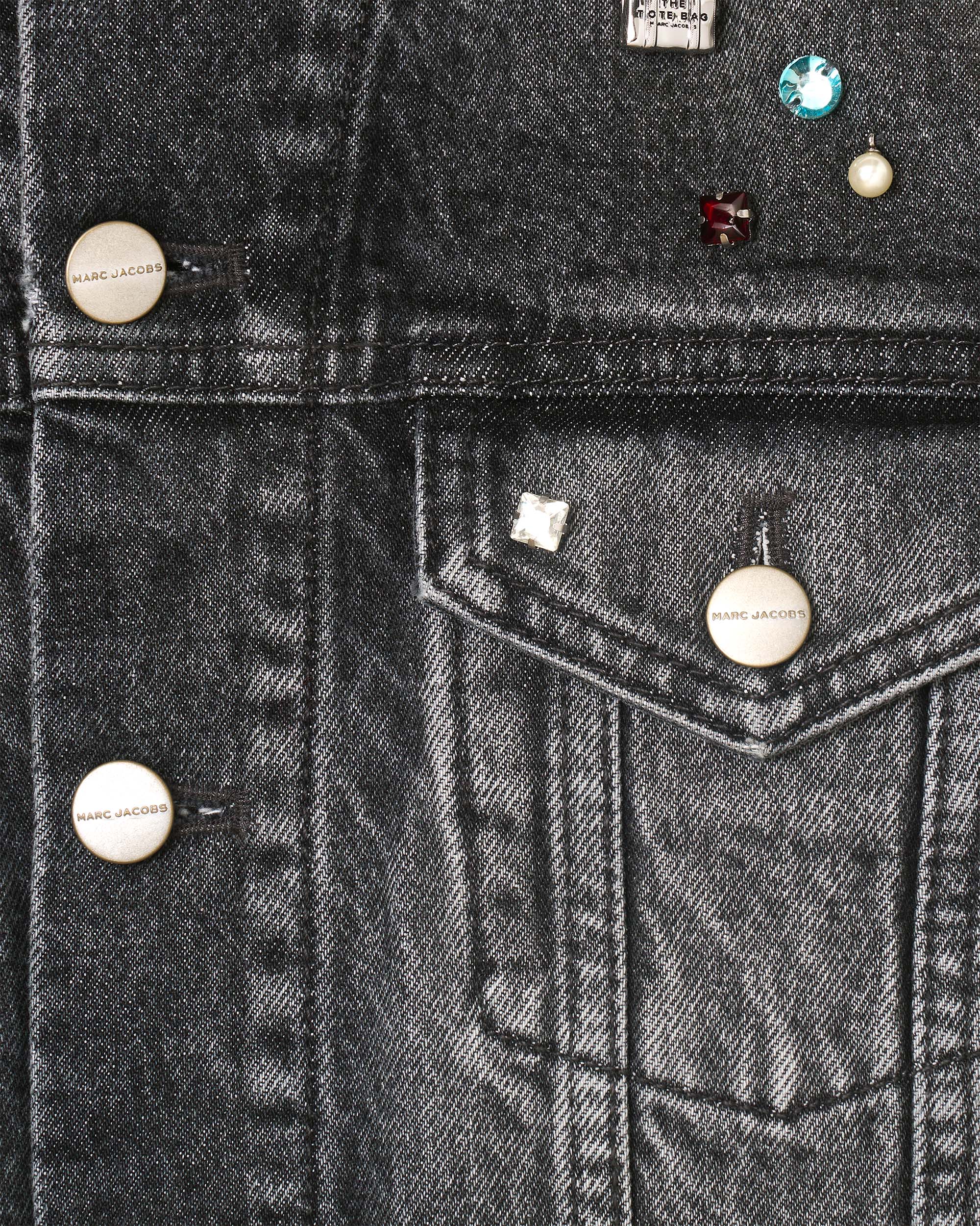 MARC JACOBS 吊飾短版牛仔外套