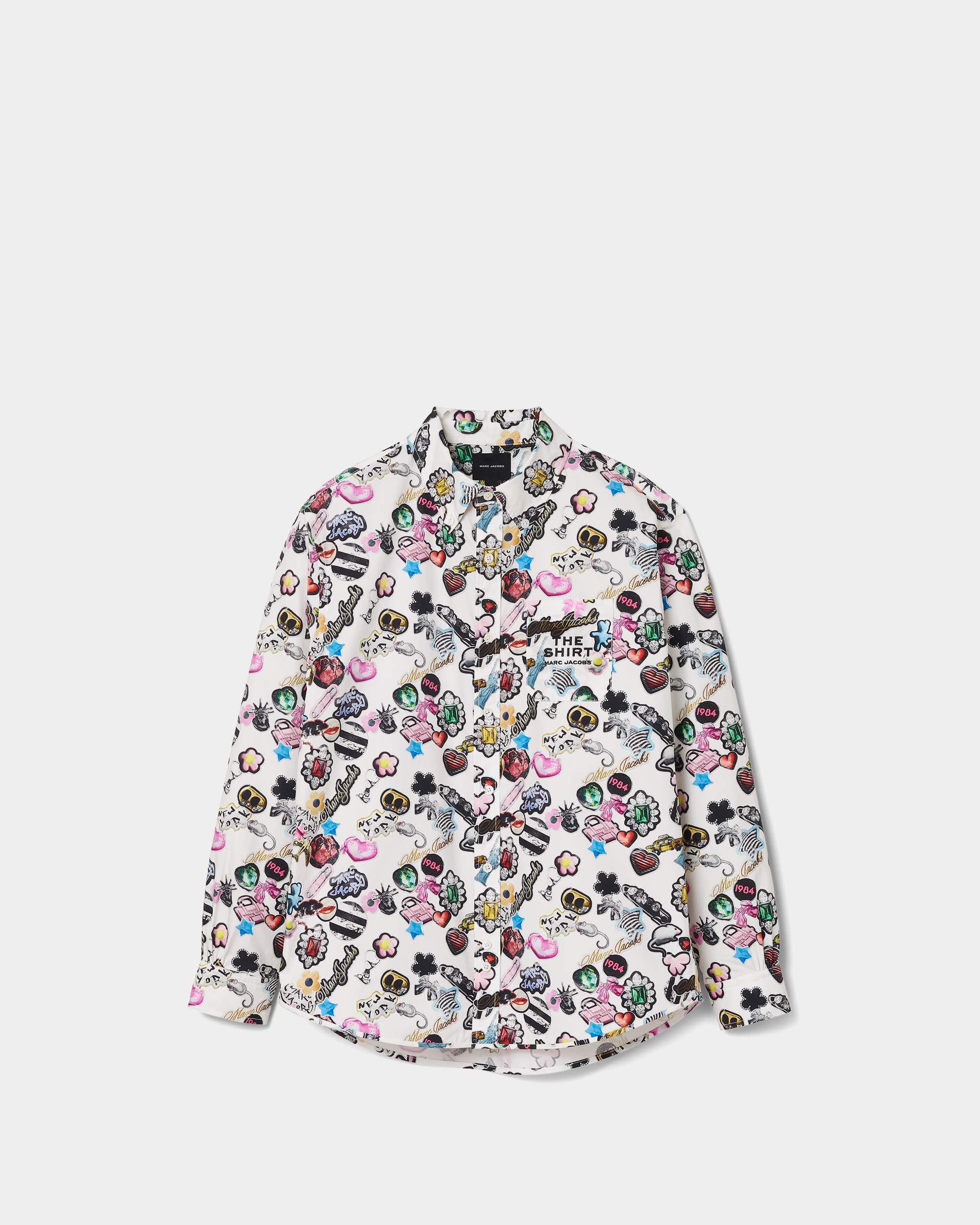 MARC JACOBS 貼紙印花襯衫