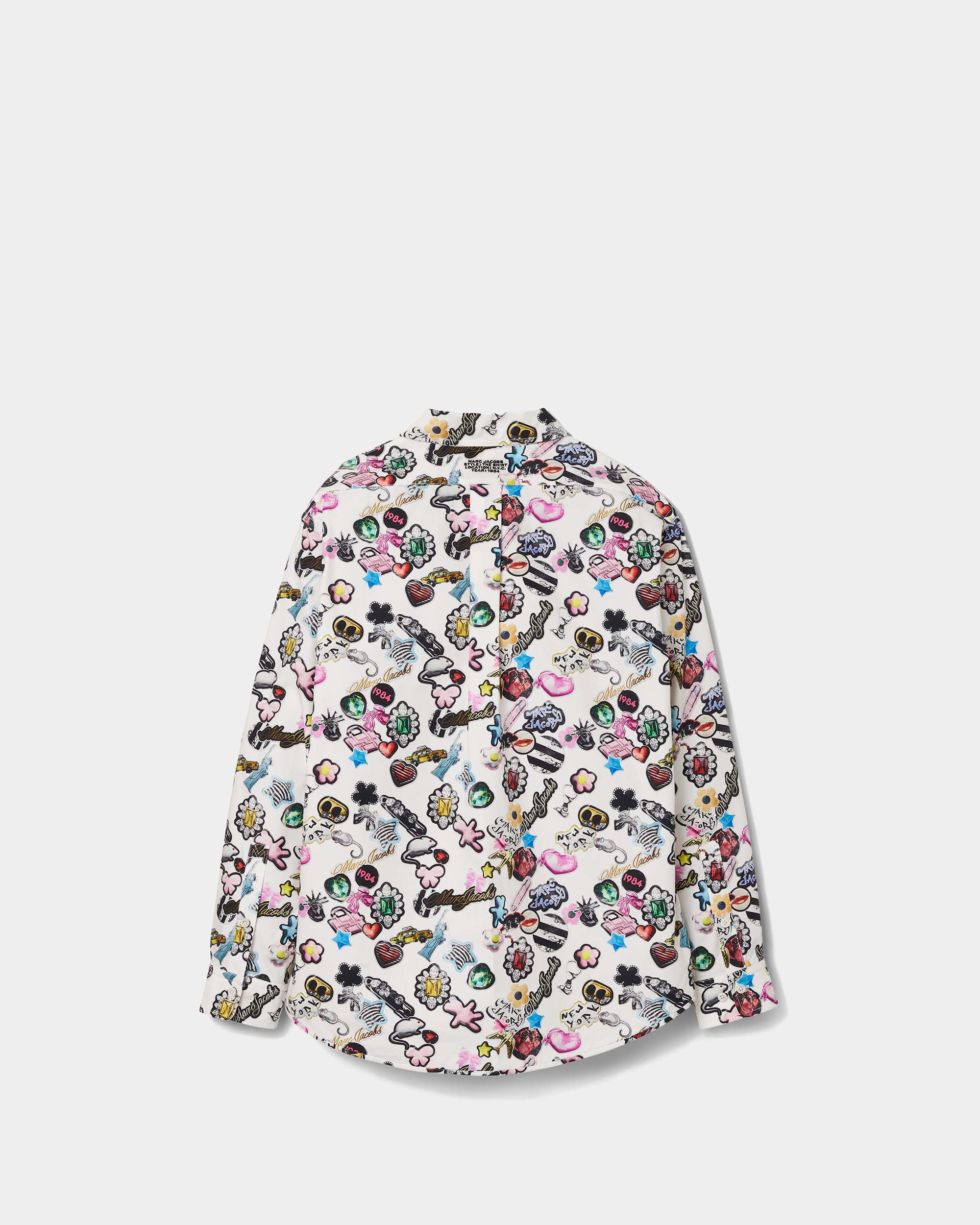 MARC JACOBS 貼紙印花襯衫
