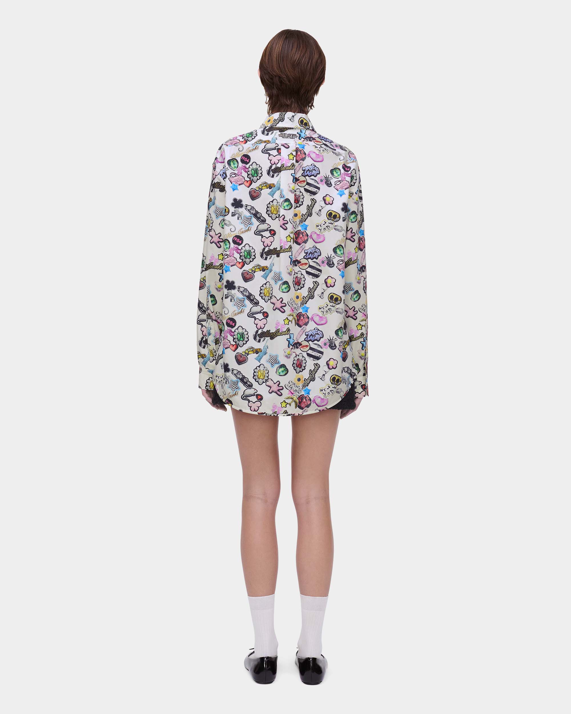 MARC JACOBS 貼紙印花襯衫
