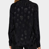 ALEXANDER MCQUEEN 骷髏絲質襯衫