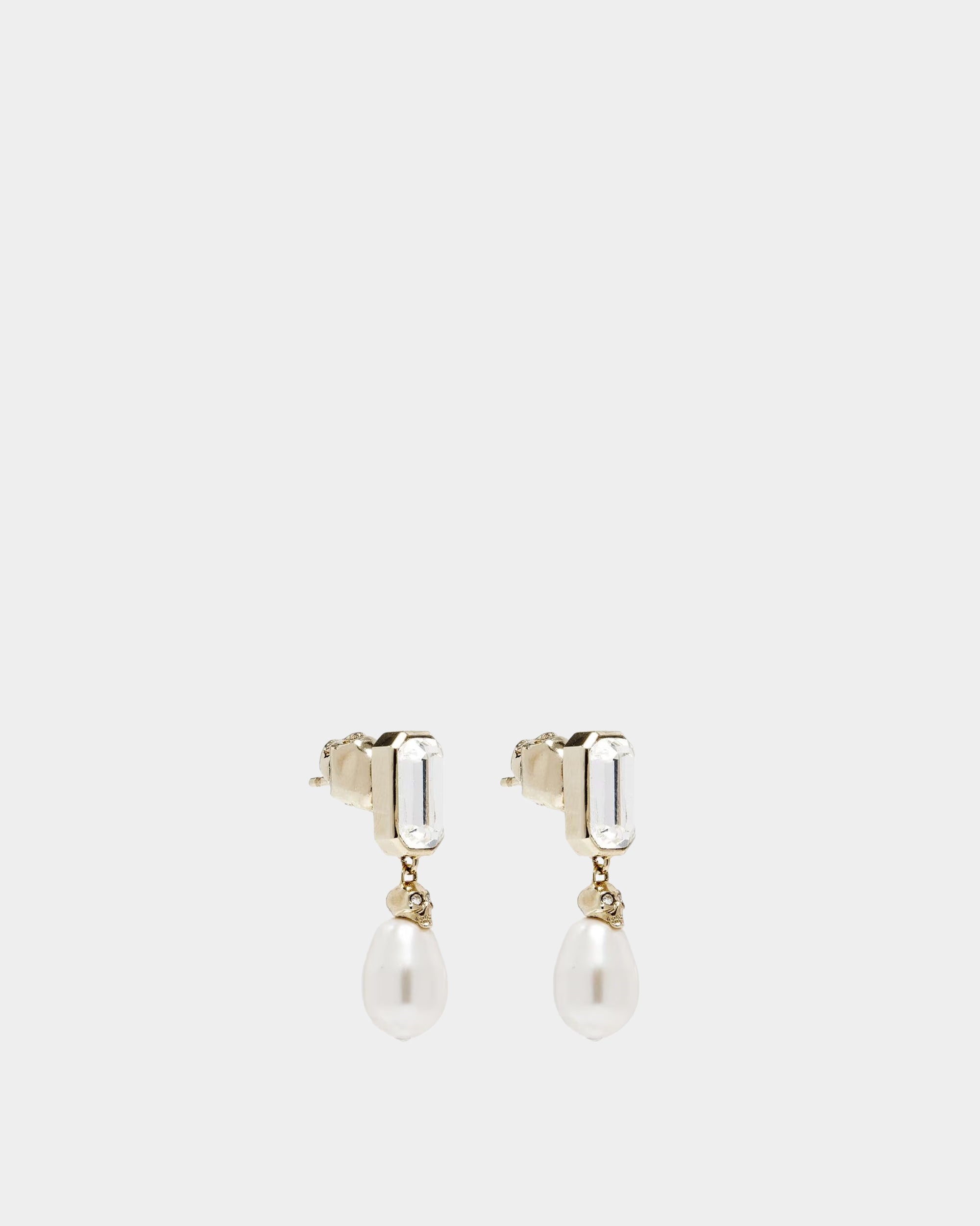 ALEXANDER MCQUEEN 水晶珍珠耳環