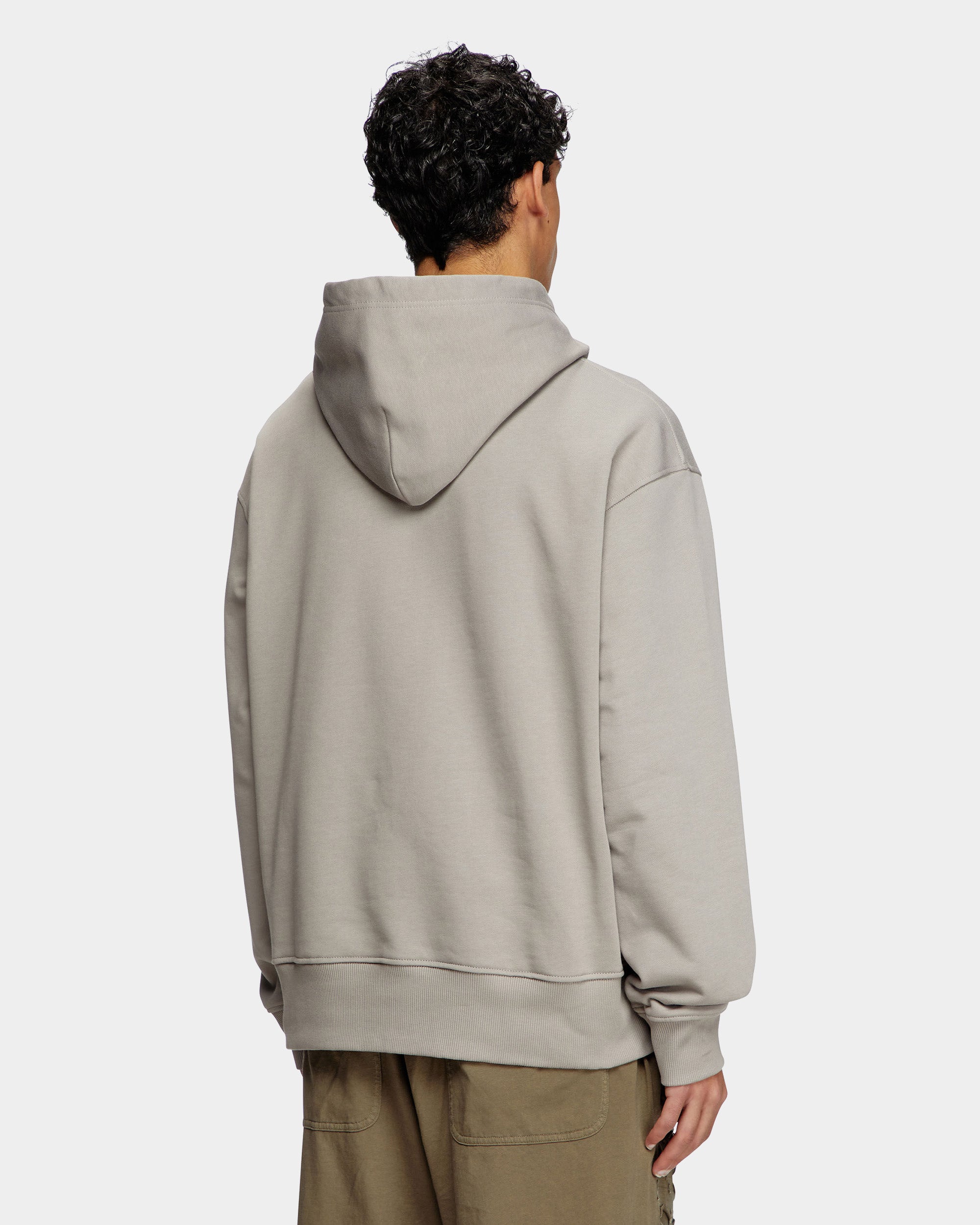 DIESEL 金屬 D Logo連帽上衣