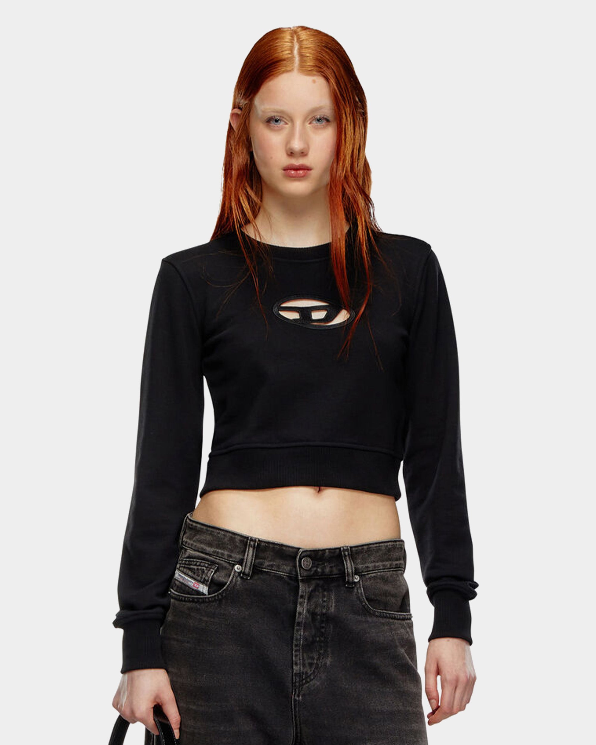 DIESEL D Logo長袖上衣