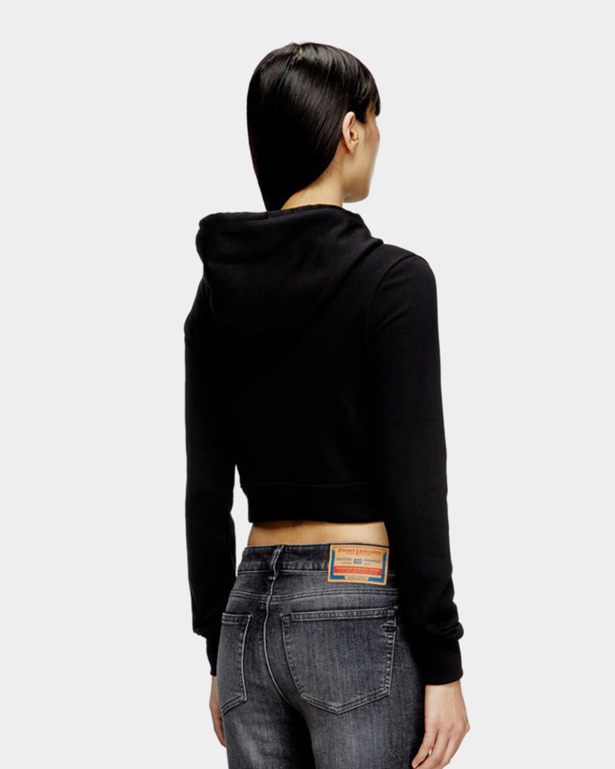 DIESEL D Logo連帽長袖上衣