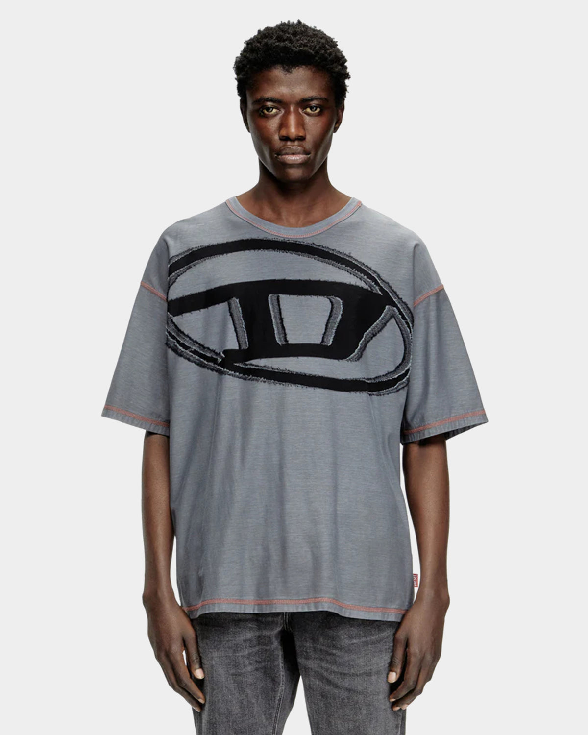DIESEL 印花短袖T-Shirt