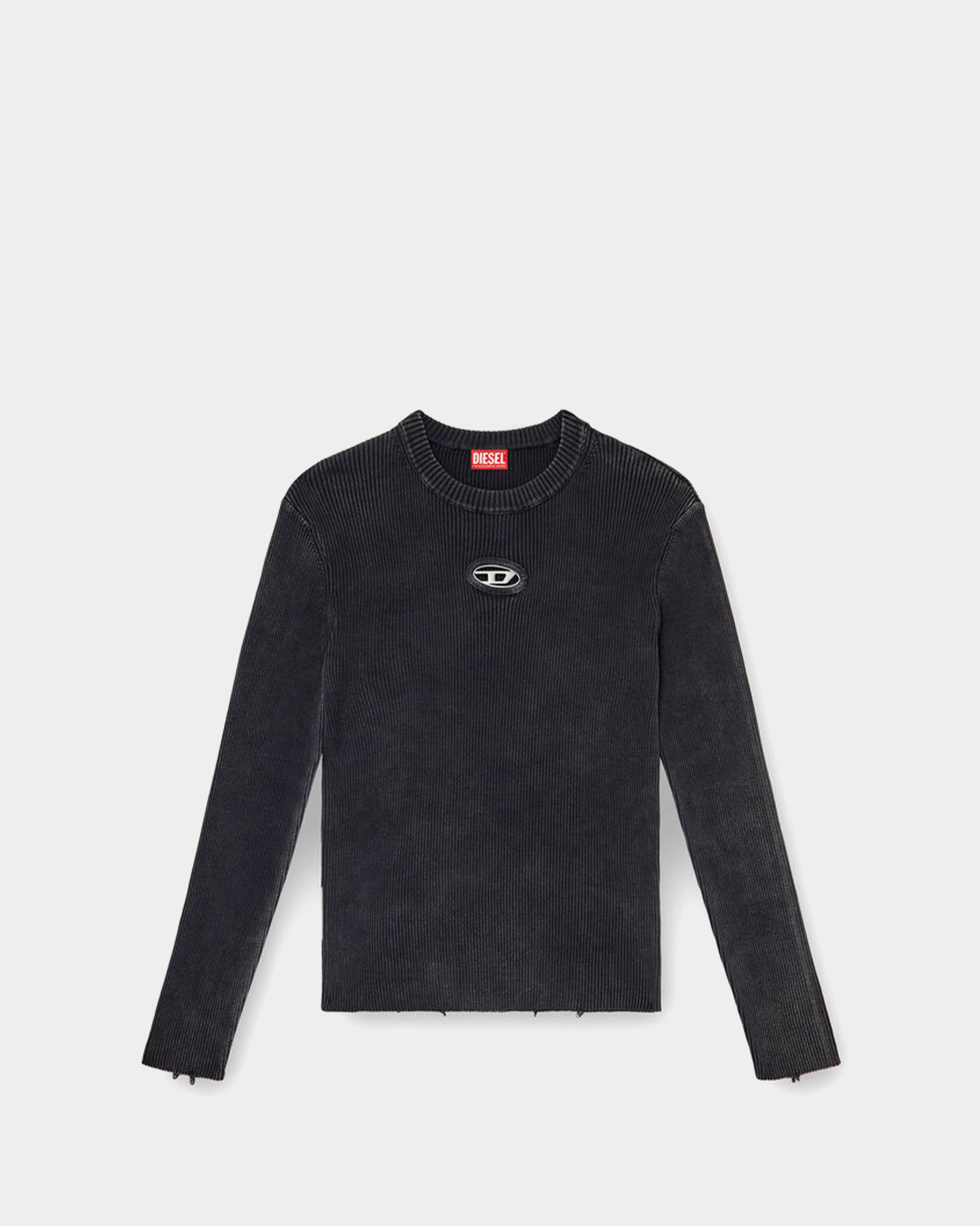 DIESEL D-Logo長袖針織衫
