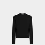 DOLCE&GABBANA   圓領素色長袖針織衫