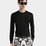 DOLCE&GABBANA   圓領素色長袖針織衫