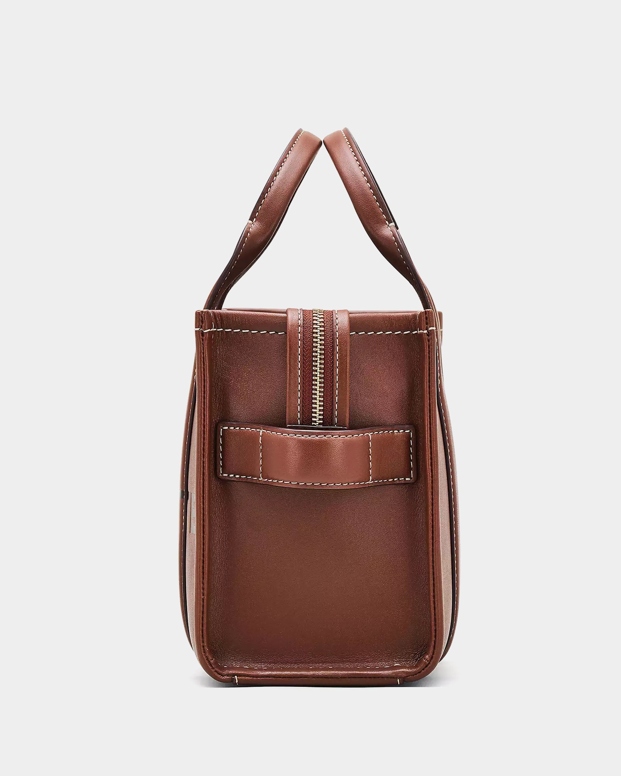 A.P.C. X MARC JACOBS 聯名限量 棕色皮革托特包