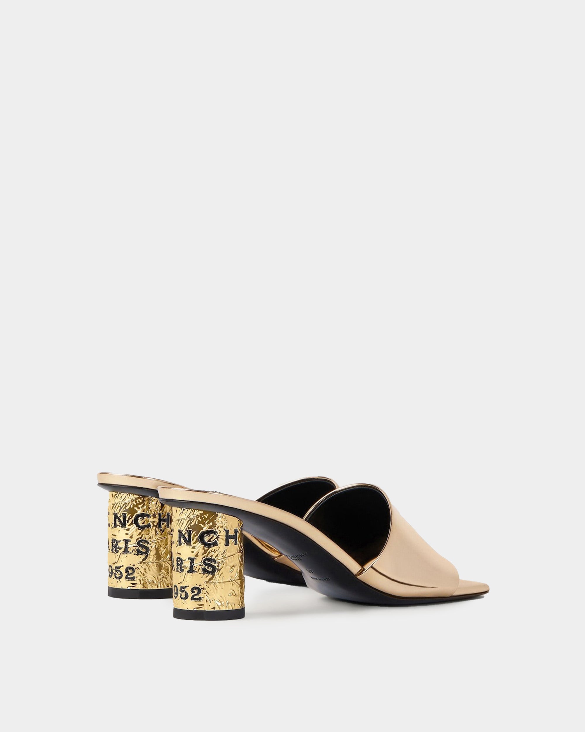 Tape 鏡面金屬跟鞋