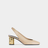 GIVENCHY Tape 方頭金屬跟鞋