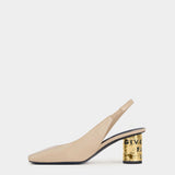 GIVENCHY Tape 方頭金屬跟鞋