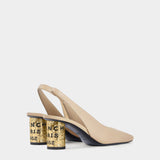 GIVENCHY Tape 方頭金屬跟鞋