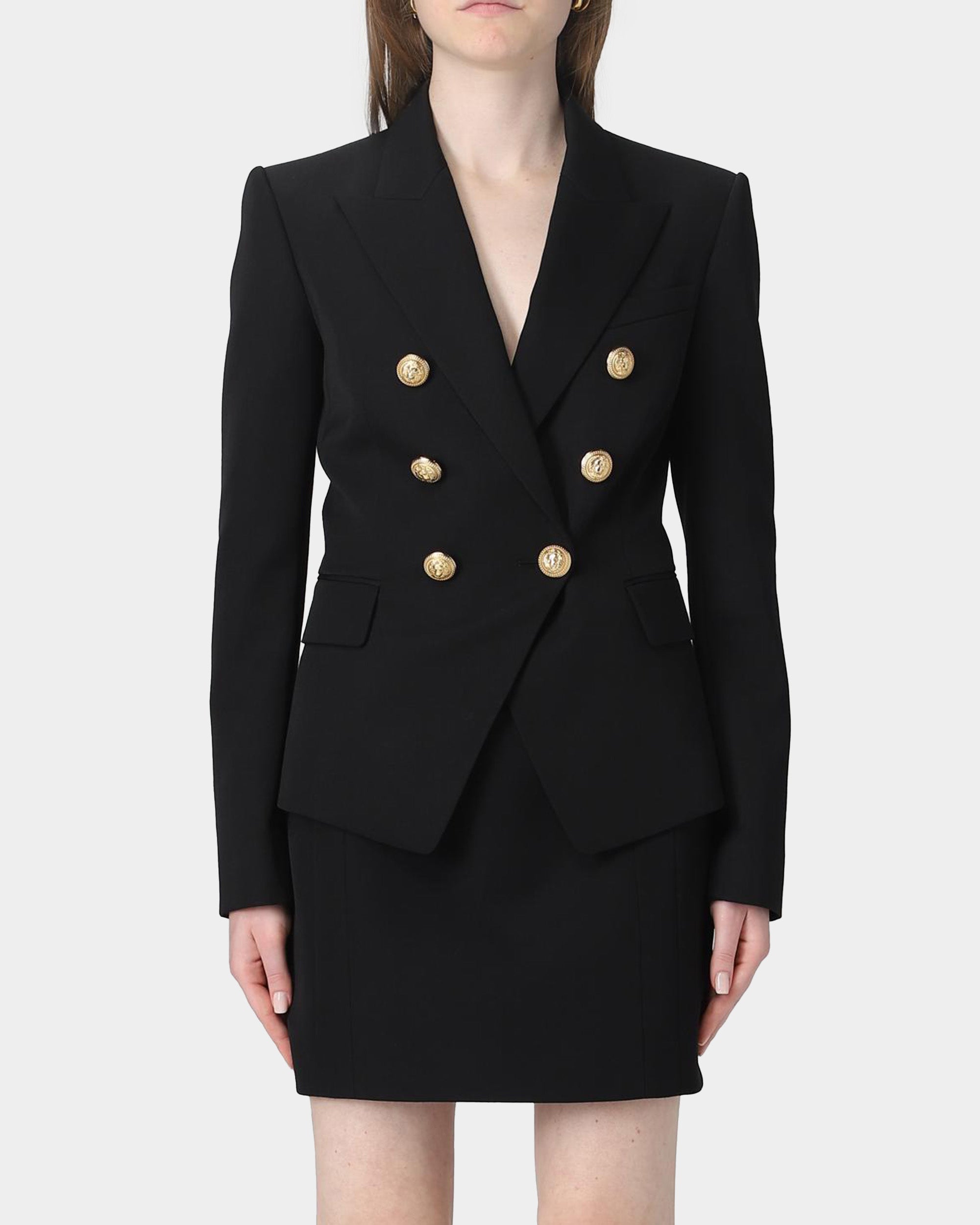 BALMAIN 6 釦羊毛夾克