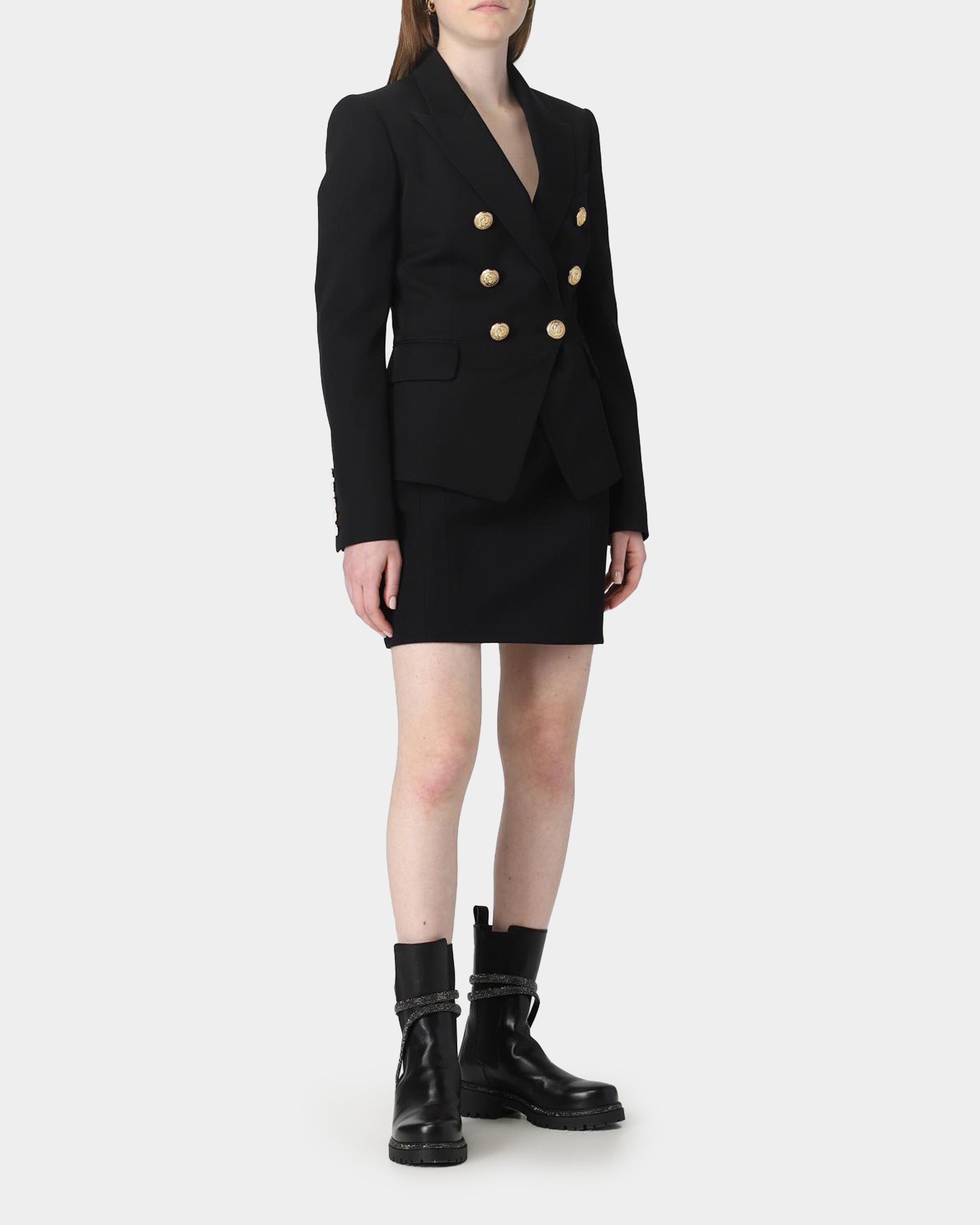 BALMAIN 6 釦羊毛夾克