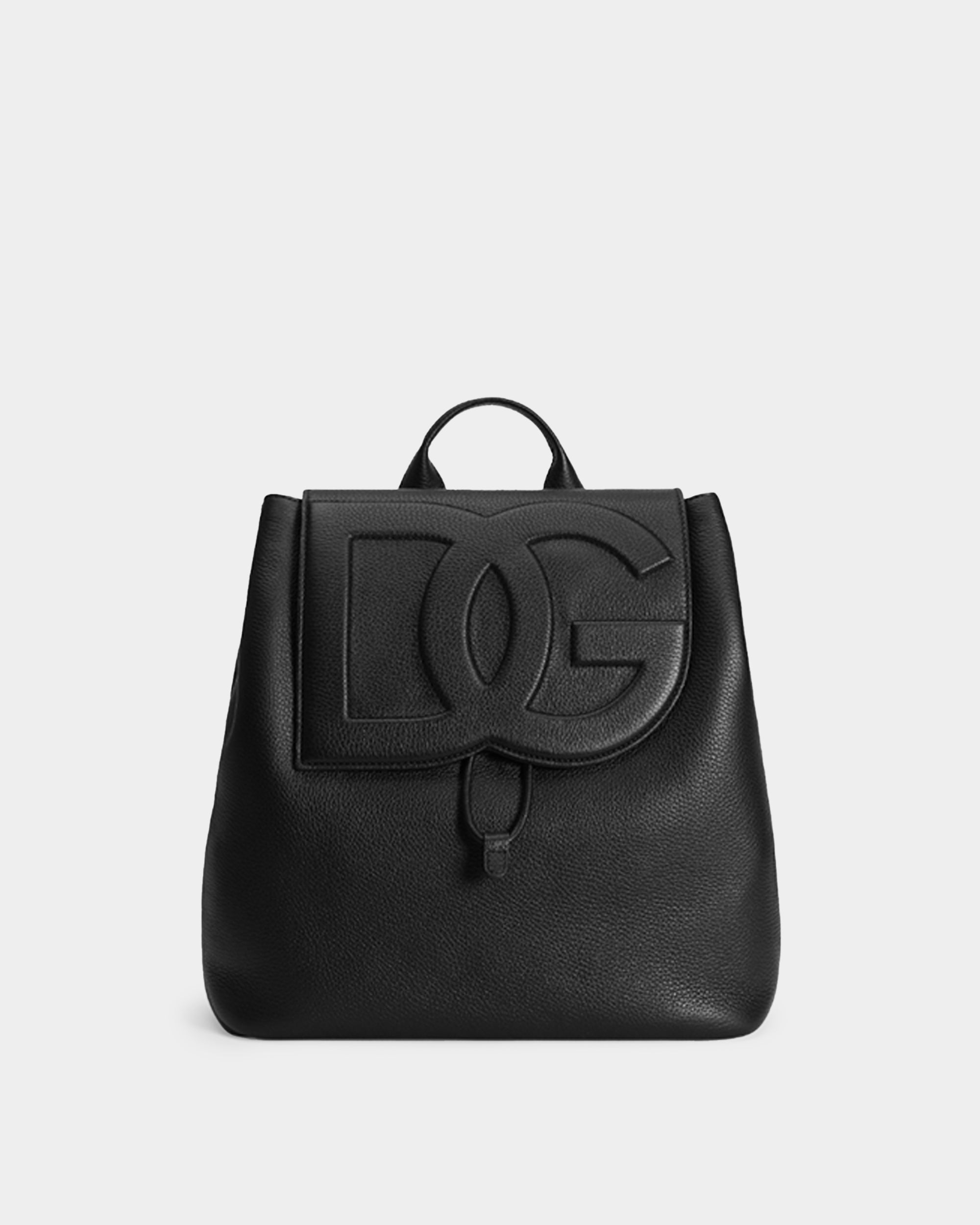 DOLCE&GABBANA  壓紋皮革後背包