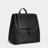 DOLCE&GABBANA  壓紋皮革後背包