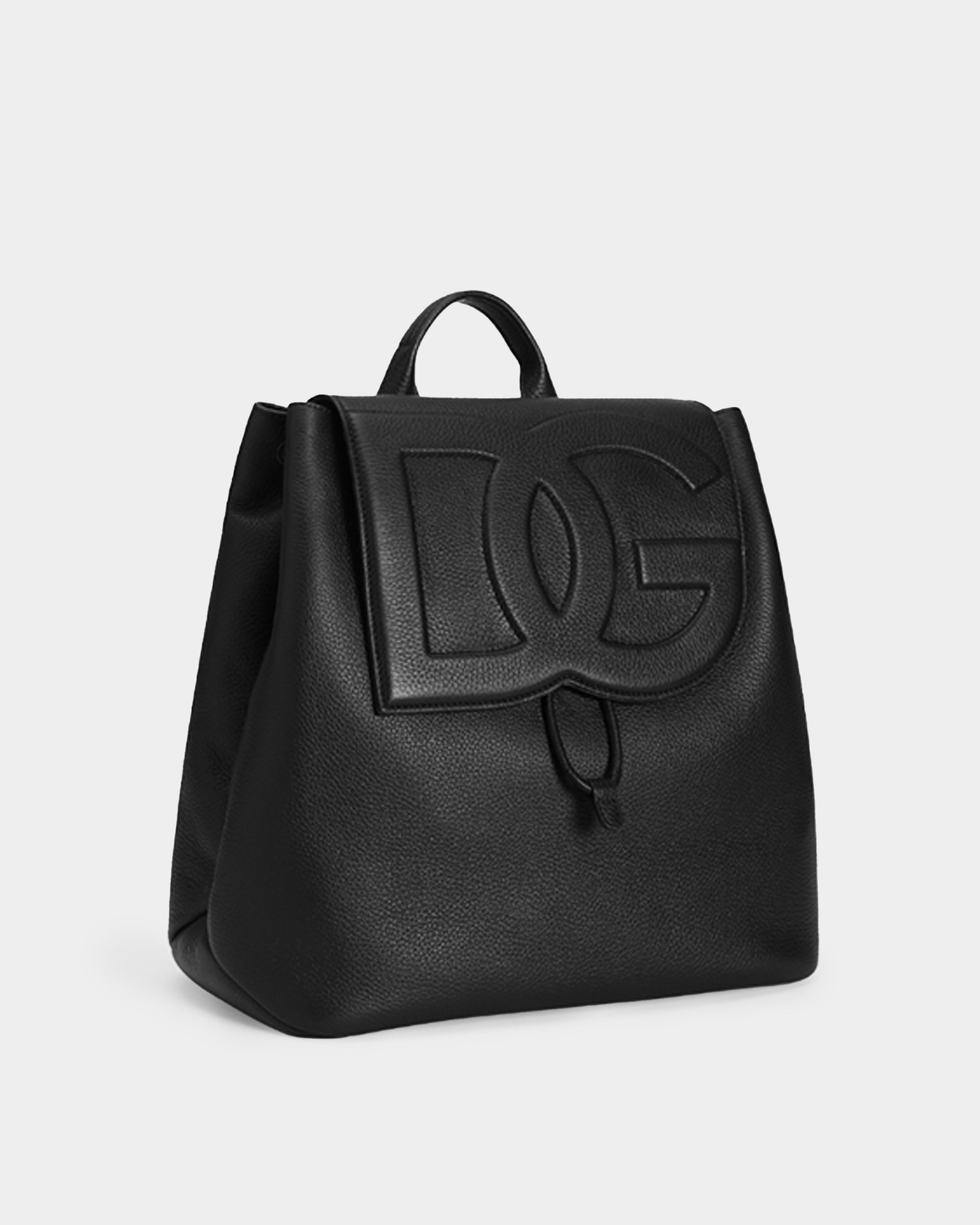 DOLCE&GABBANA  壓紋皮革後背包
