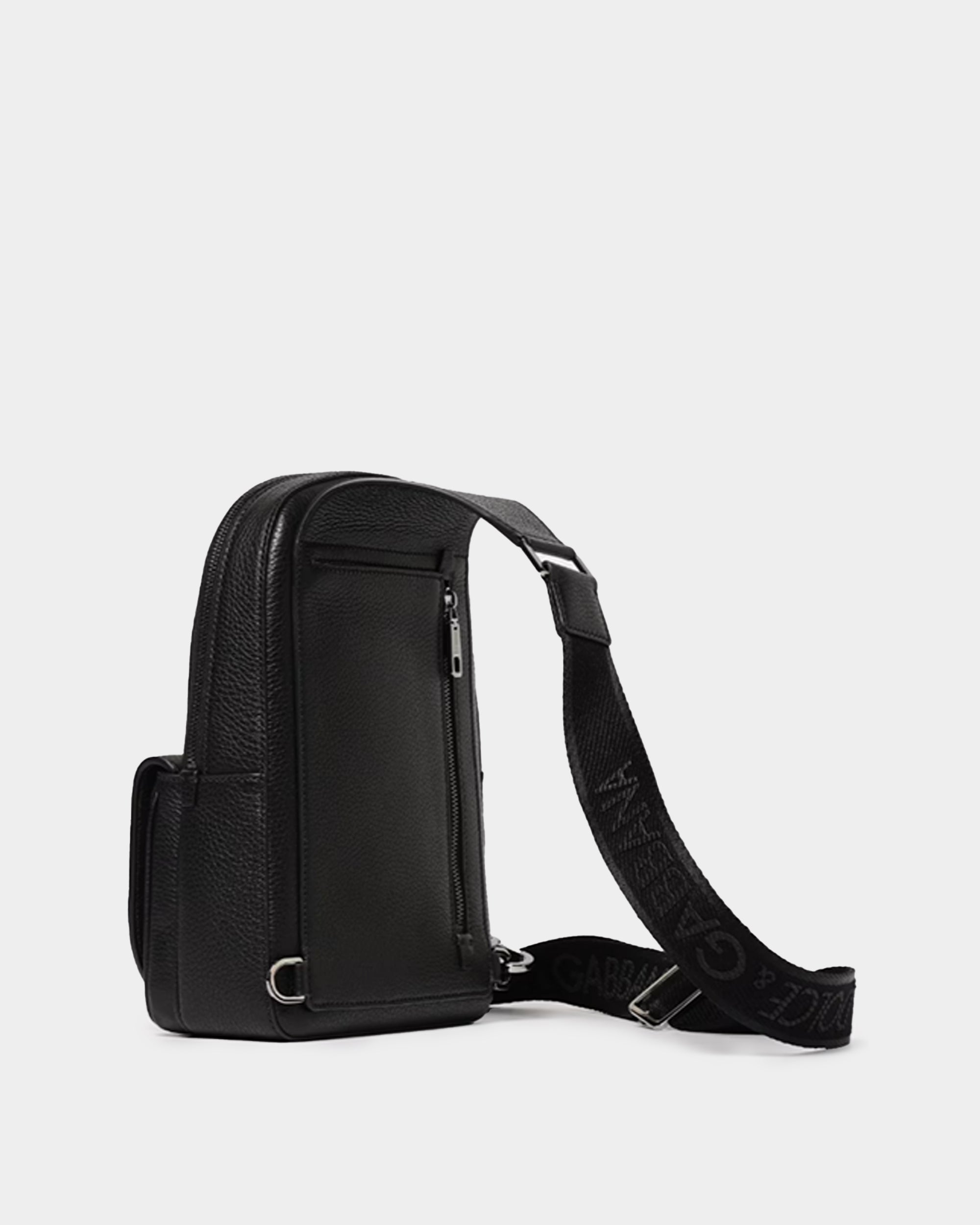 DOLCE&GABBANA 壓紋牛皮斜跨包