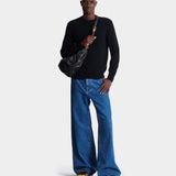 排釦設計環保喀什米爾針織毛衣