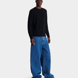 排釦設計環保喀什米爾針織毛衣